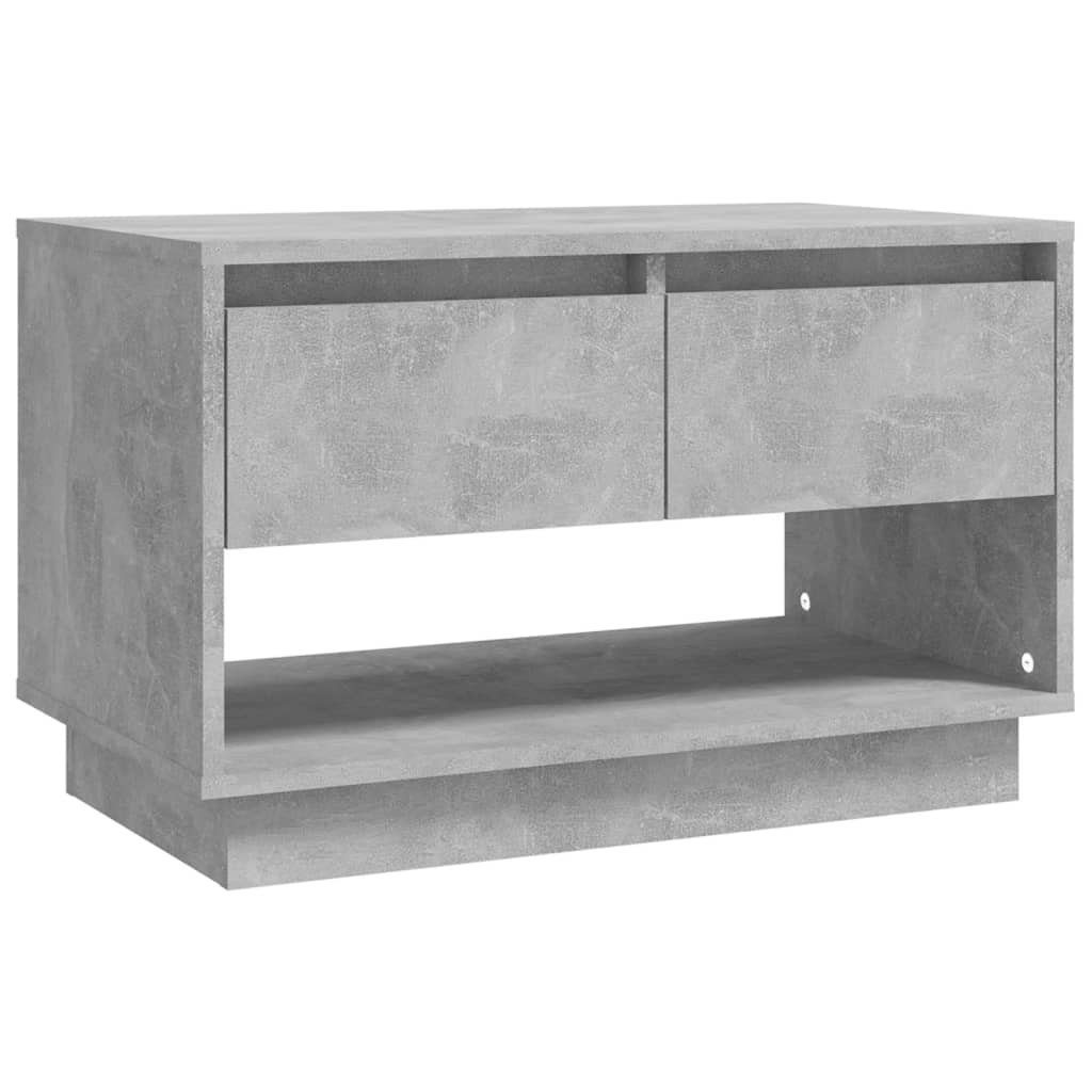 vidaXL TV-Schrank TV-Schrank Betongrau 70x41x44 cm Holzwerkstoff (1-St)