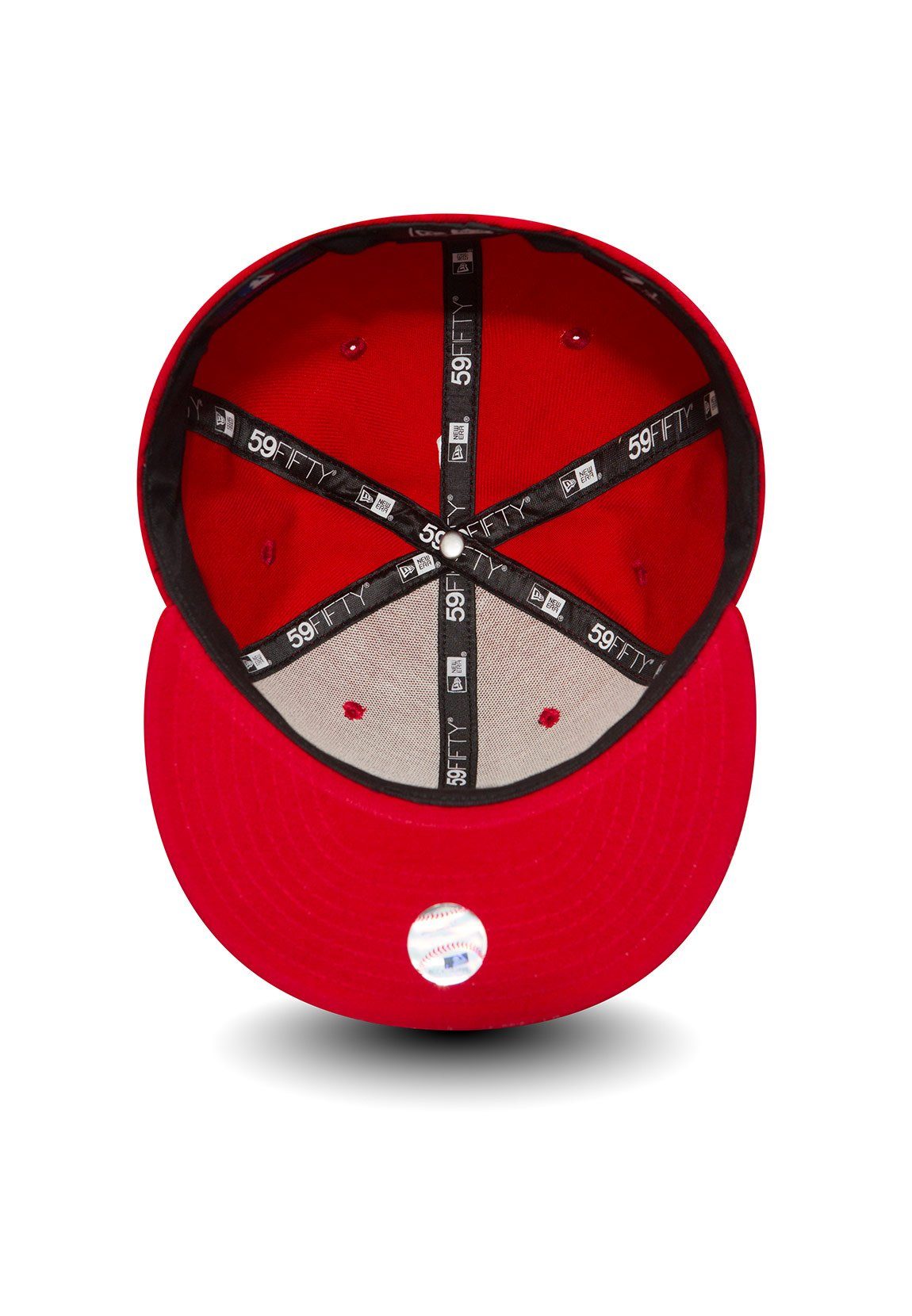 LA - 59Fiftys New Era New Baseball Cap Cap Era DODGERS - Scarlet-White