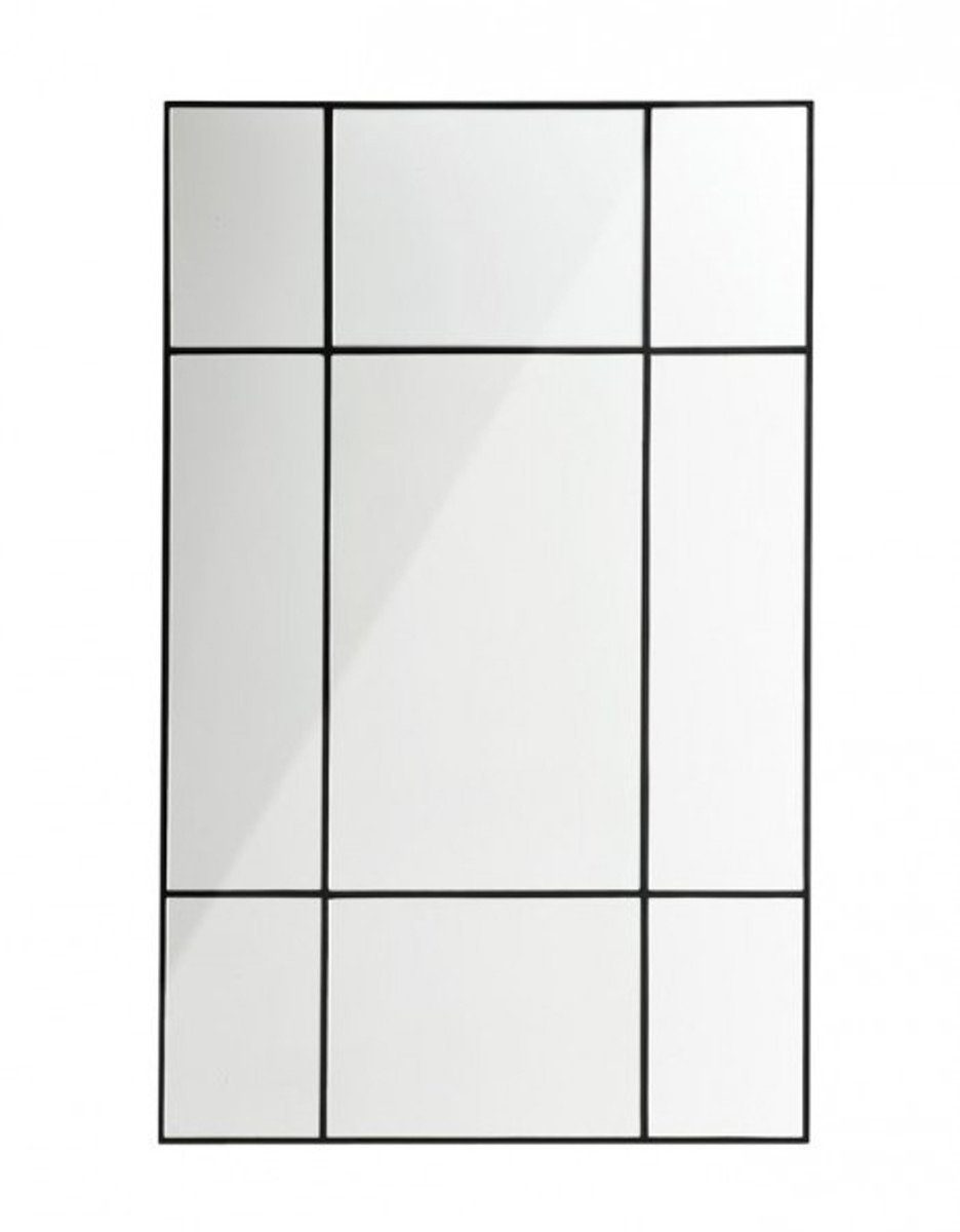 Casa Padrino Wandspiegel Designer Außergewöhnliches H Luxus Schwarz 110 x cm 70 Design Wandspiegel 