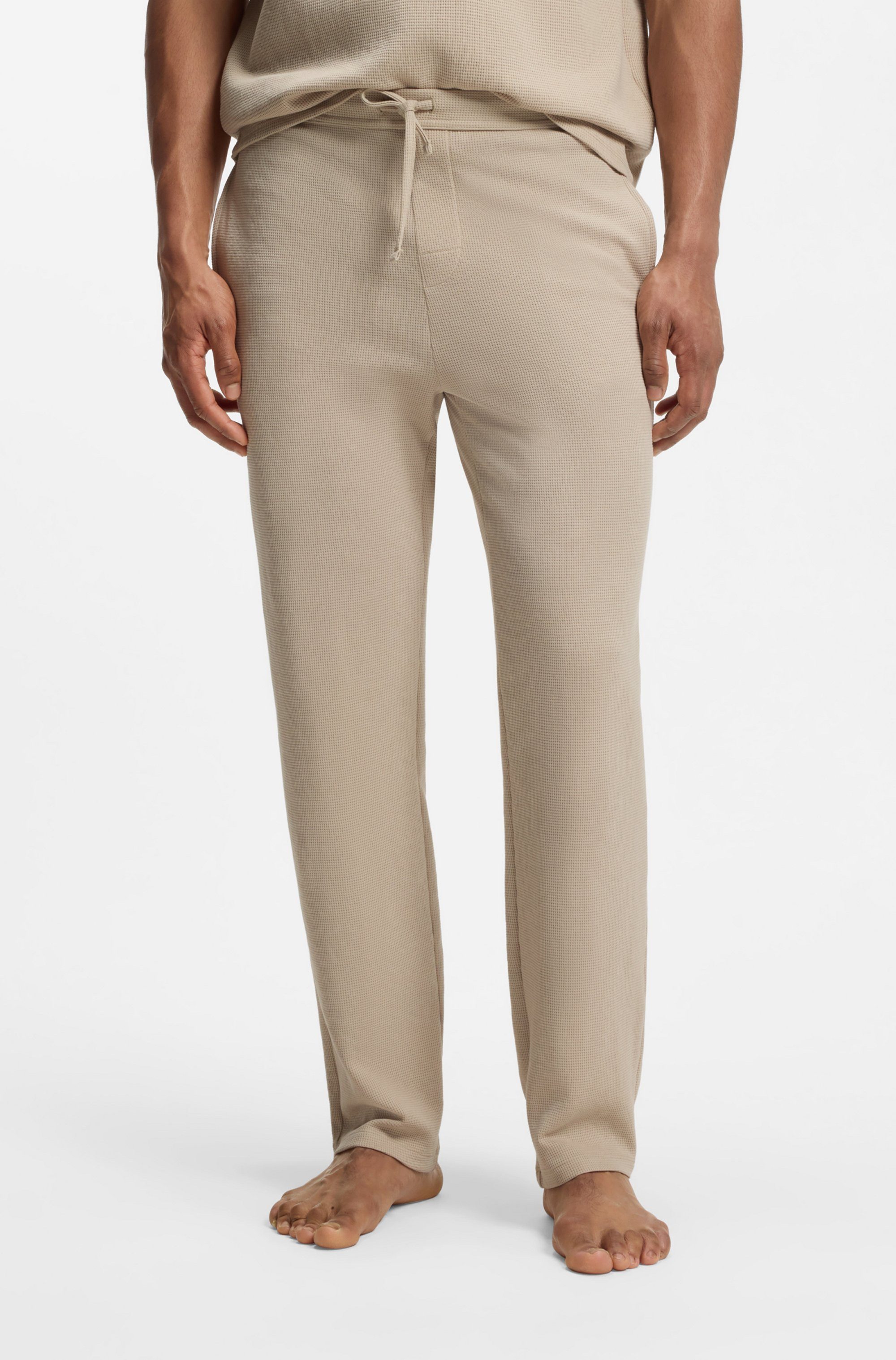 BOSS Pyjamahose Waffle Pants