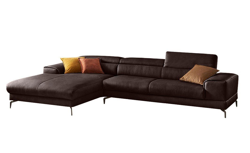 W.SCHILLIG Ecksofa piedroo, mit Kopfteilverstellung, Sitztiefenverstellung, wahlweise Breite 343cm