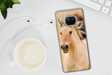 MuchoWow Handyhülle Pferde - Tiere - Mähne - Porträt, Phone Case, Handyhülle Xiaomi Mi 10T Lite, Silikon, Schutzhülle