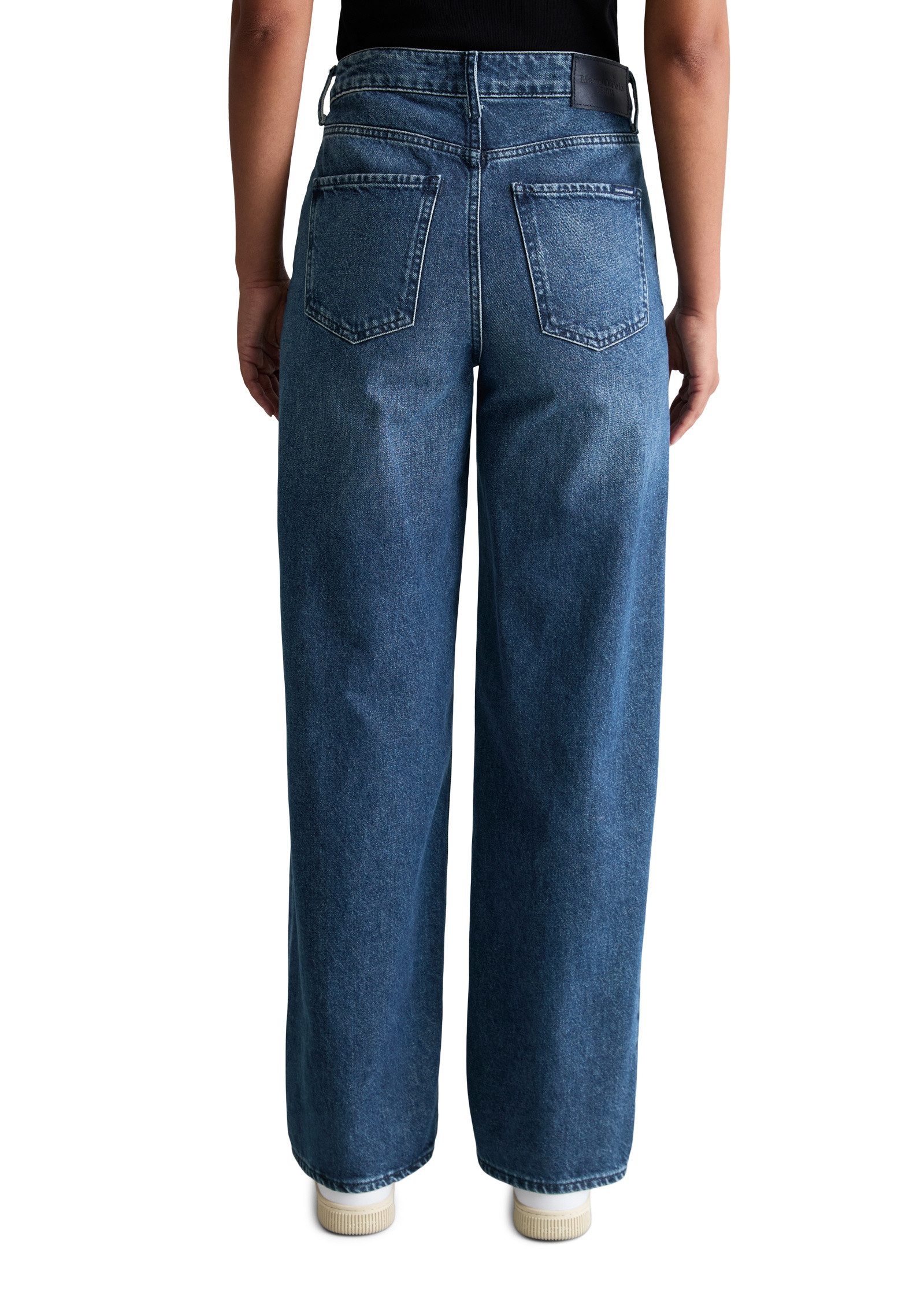 Marc O'Polo DENIM Weite Jeans aus Baumwolle ohne Stretch