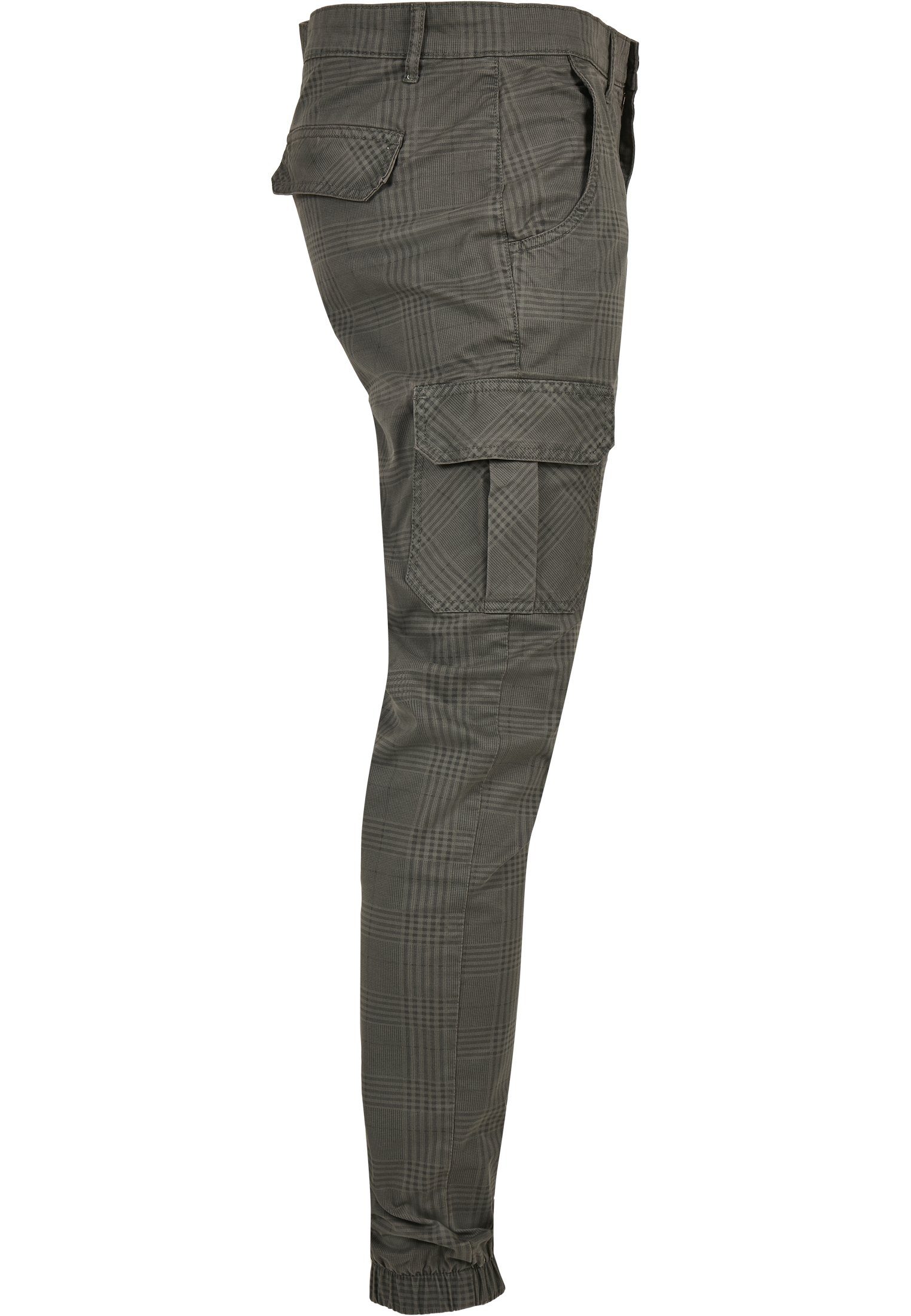 URBAN CLASSICS Cargohose Urban Classics Herren AOP Glencheck Cargo Jog Pants (1-tlg)