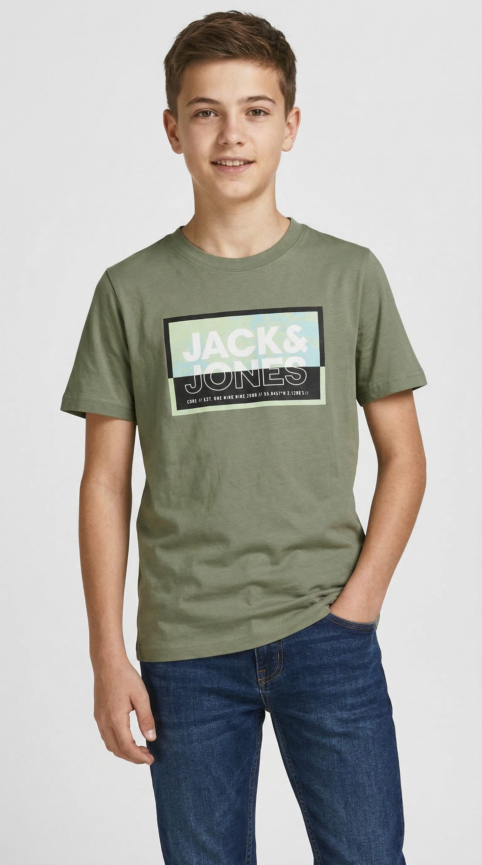Jack & Jones Junior T-Shirt JCOLOGAN SS24/25 TEE SS CREW NECK JNR