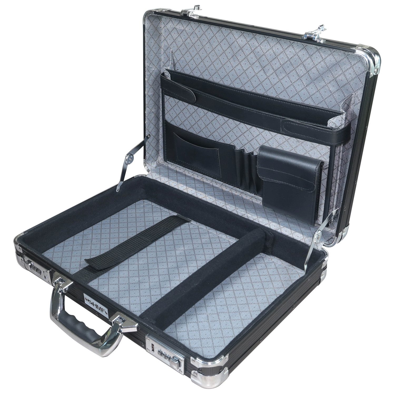HMF Aktenkoffer Eleganter Alu Business Koffer, 0 Rollen, Attachékoffer mit günstig online kaufen