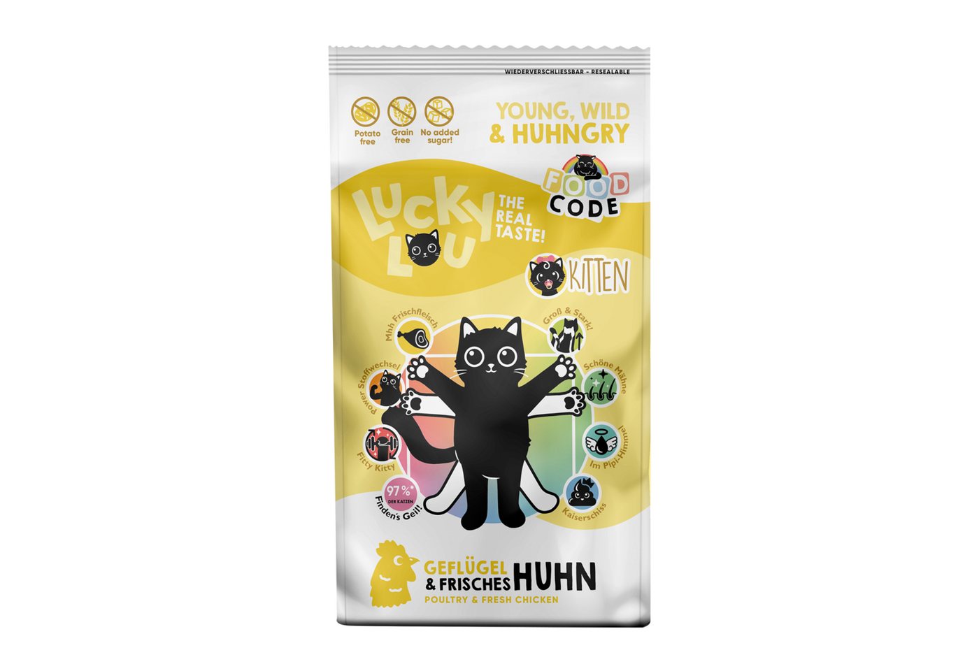 Lucky Lou Adult Geflügel & Huhn, für: Katzen