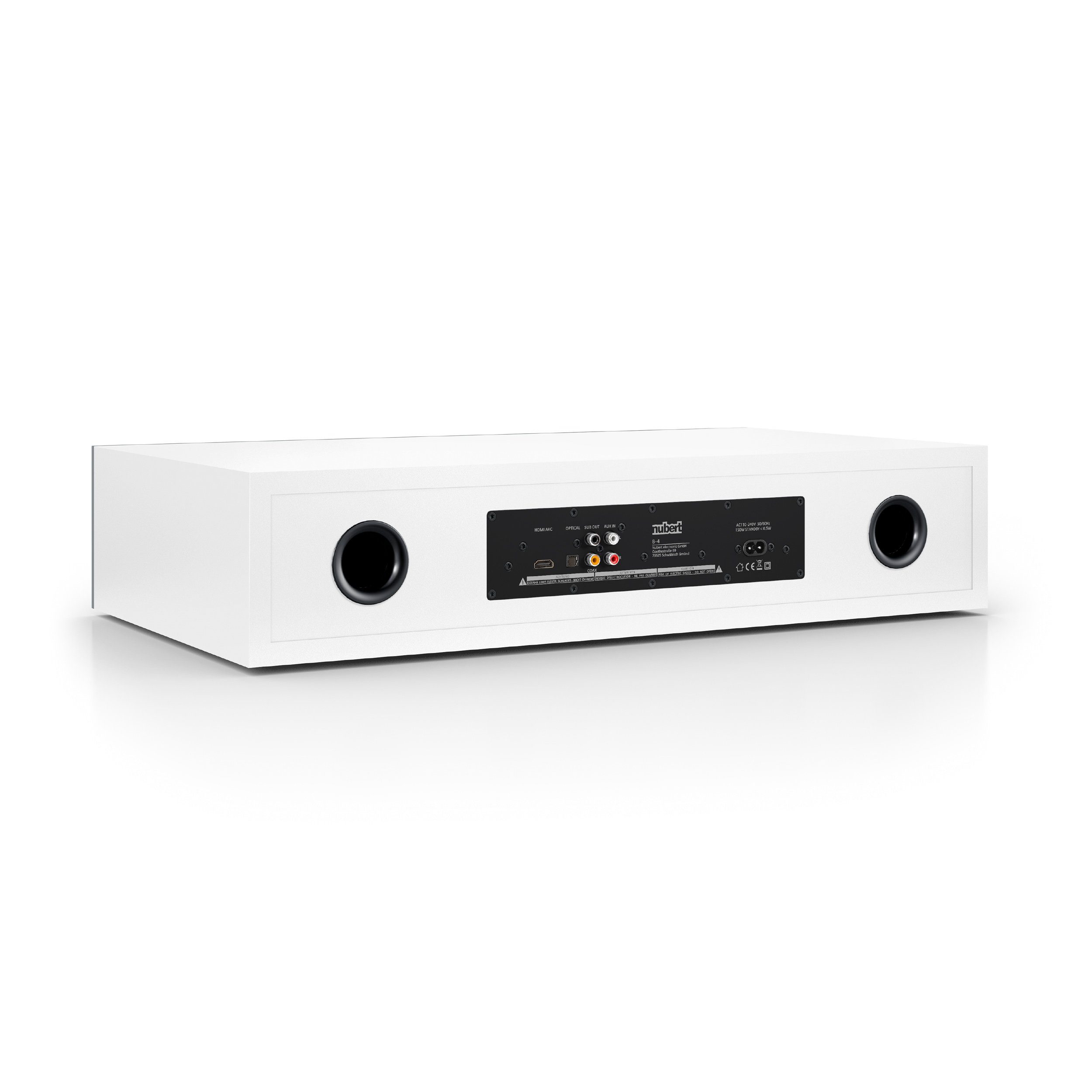 Nubert nuBox-AS-225 Soundbar (Bluetooth, Bluetooth aptX, 100 W, Aktive Soundbar, 2-Wege, 100 W Dauerleistung)