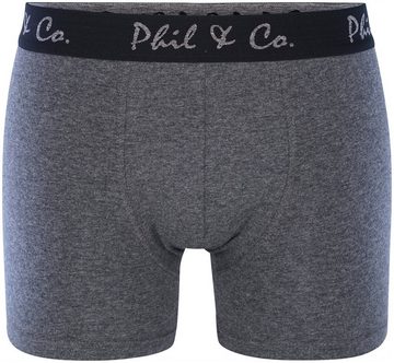 Phil & Co. Retro Pants 2-Pack Retropants 'Jersey' (Schwarz/Anthrazit)