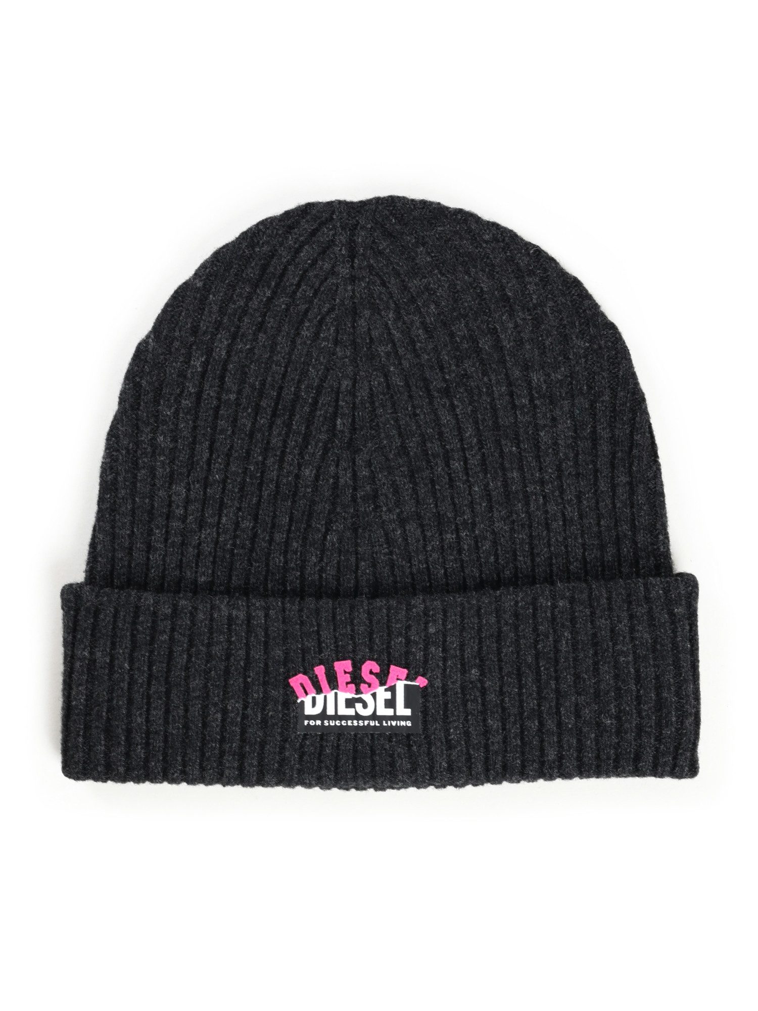 Diesel Beanie Unisex Herren Damen Winter Strickmütze aus Wolle - BINI NR.2