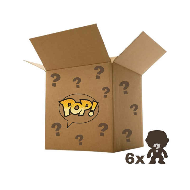 Funko Actionfigur Funko POP! Mystery Box: 6 x zufällig ausgewählte Figuren, (6-tlg)