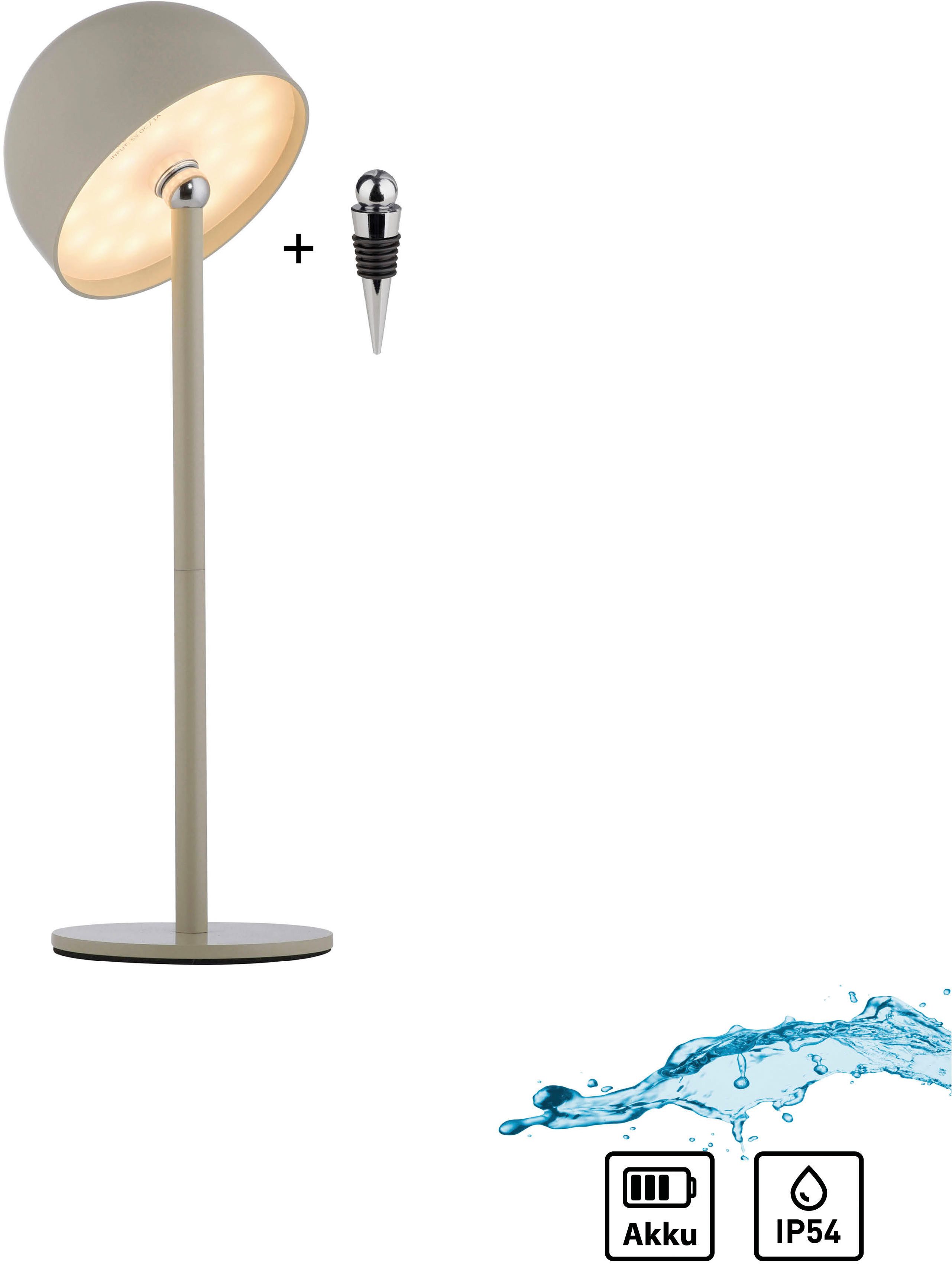 my home Tischleuchte Akku Tischleuchte Hesper Indoor Outdoor, magnetischer günstig online kaufen