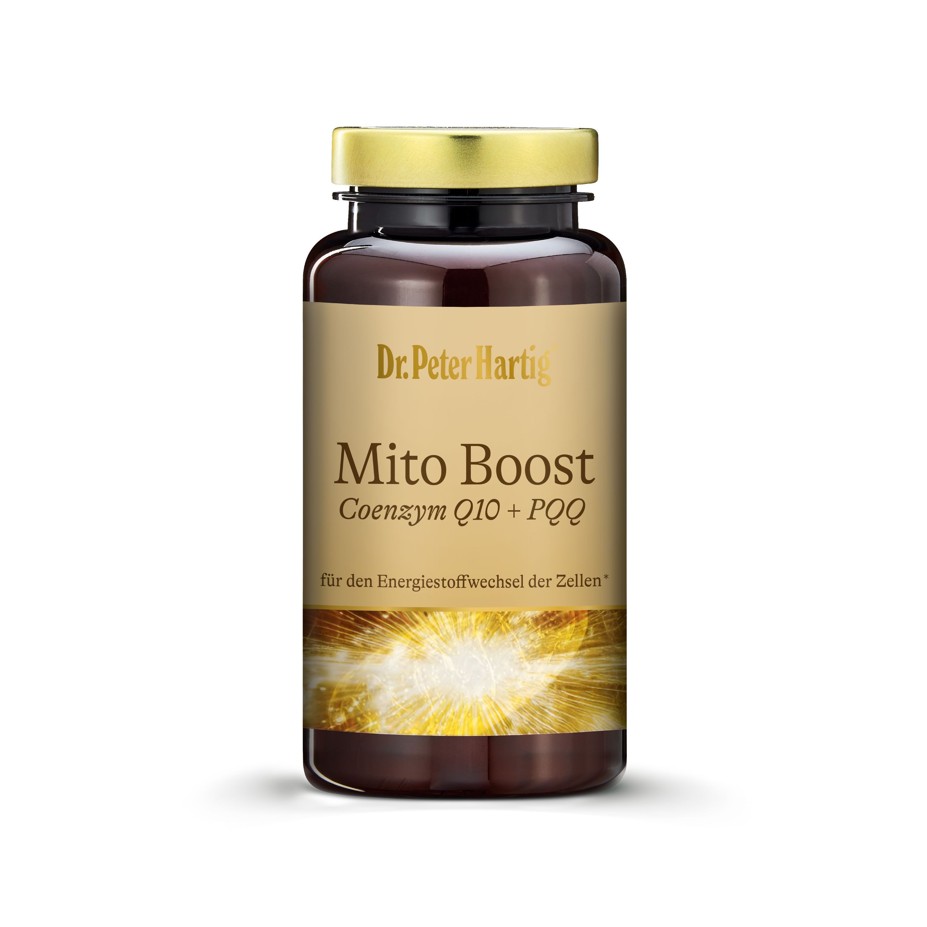 Dr. Peter Hartig Mito Boost Coenzym Q10 + PQQ mit Magnesium und Vitamin E Vegan Kapsel, 90 Kapseln, 3-Monats-Vorrat à 43 g