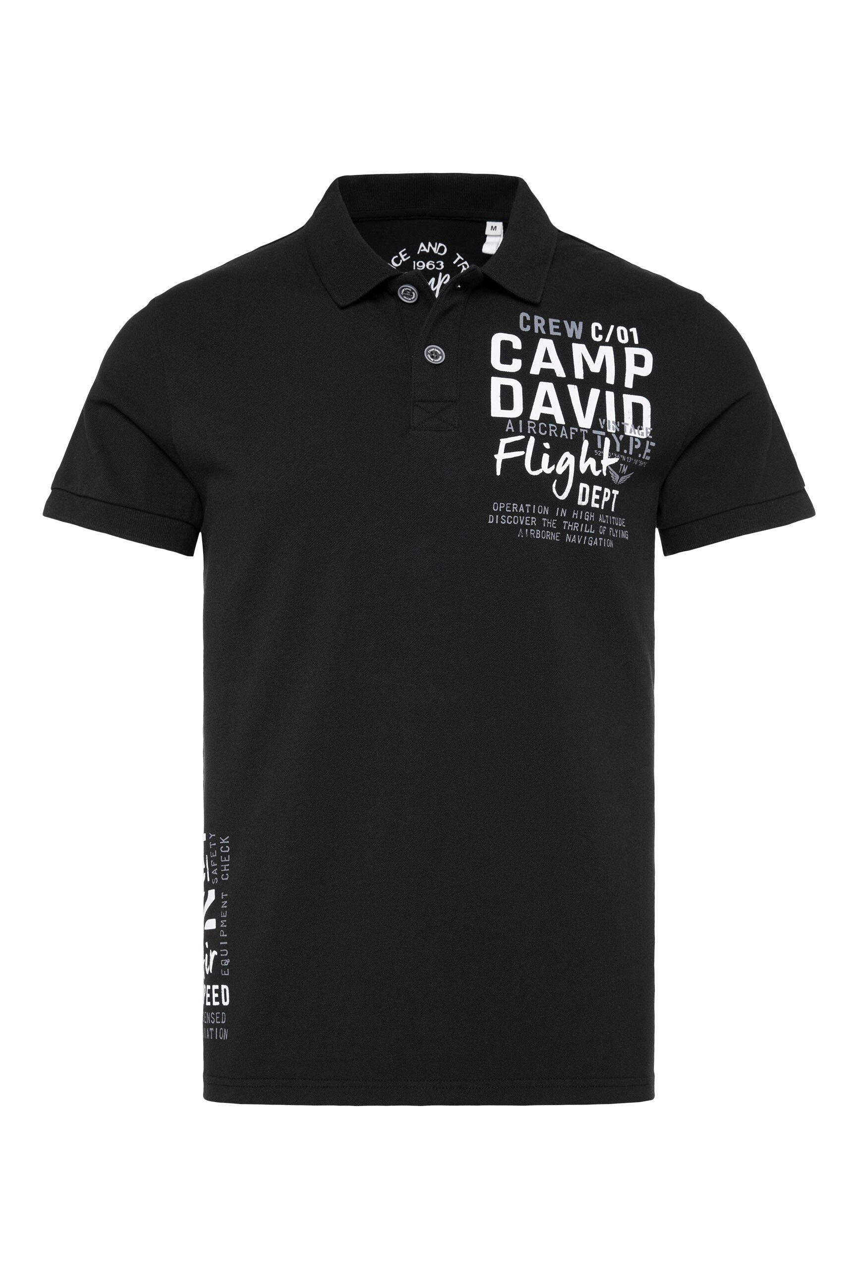 CAMP DAVID Poloshirt aus Baumwolle günstig online kaufen