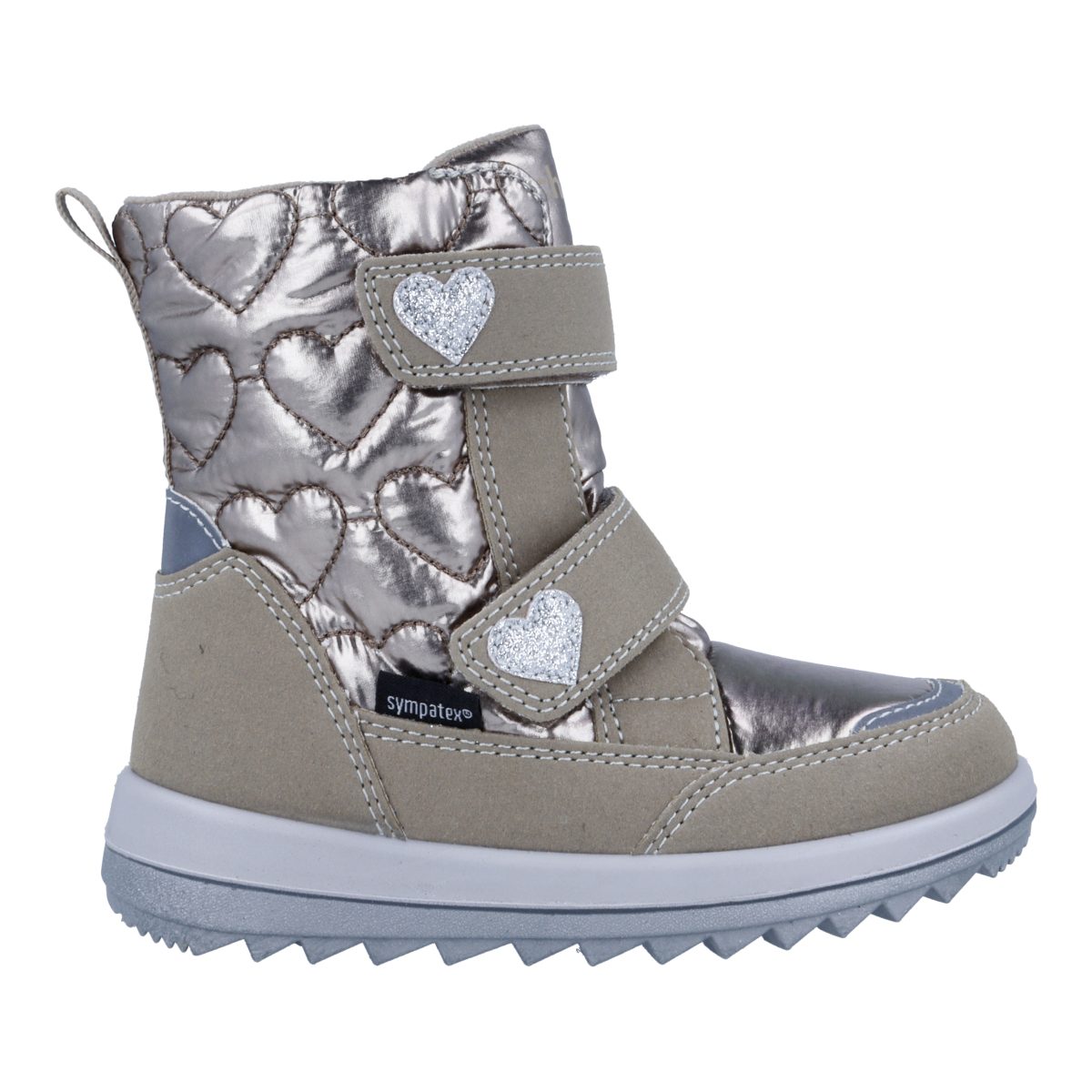 Richter Husky2.0 Winterboots Stiefel mit Herzchen-Ziersteppung, Größenschablone zum Download