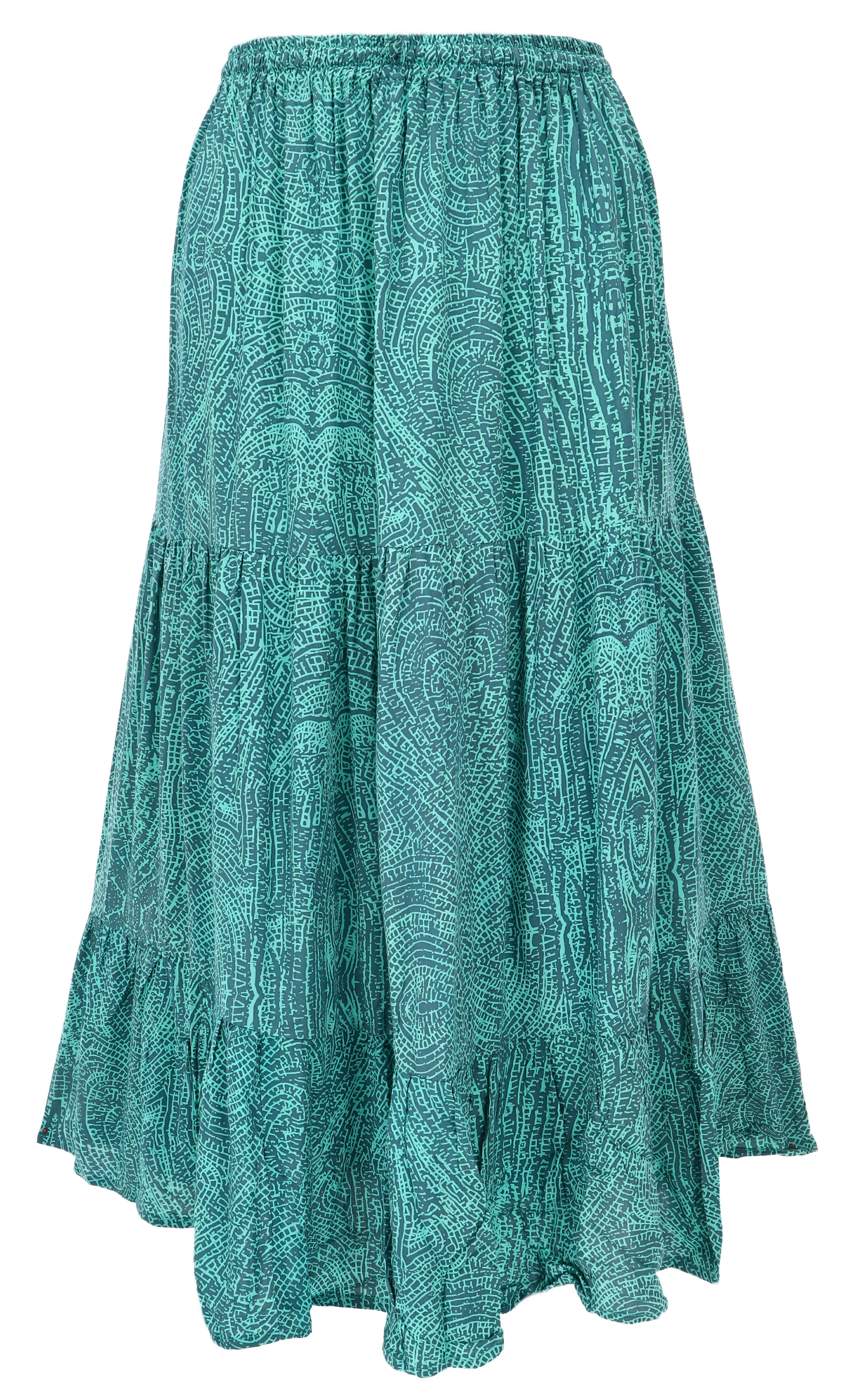 Guru-Shop Minirock Maxirock Batik, langer Sommerrock, günstig online kaufen
