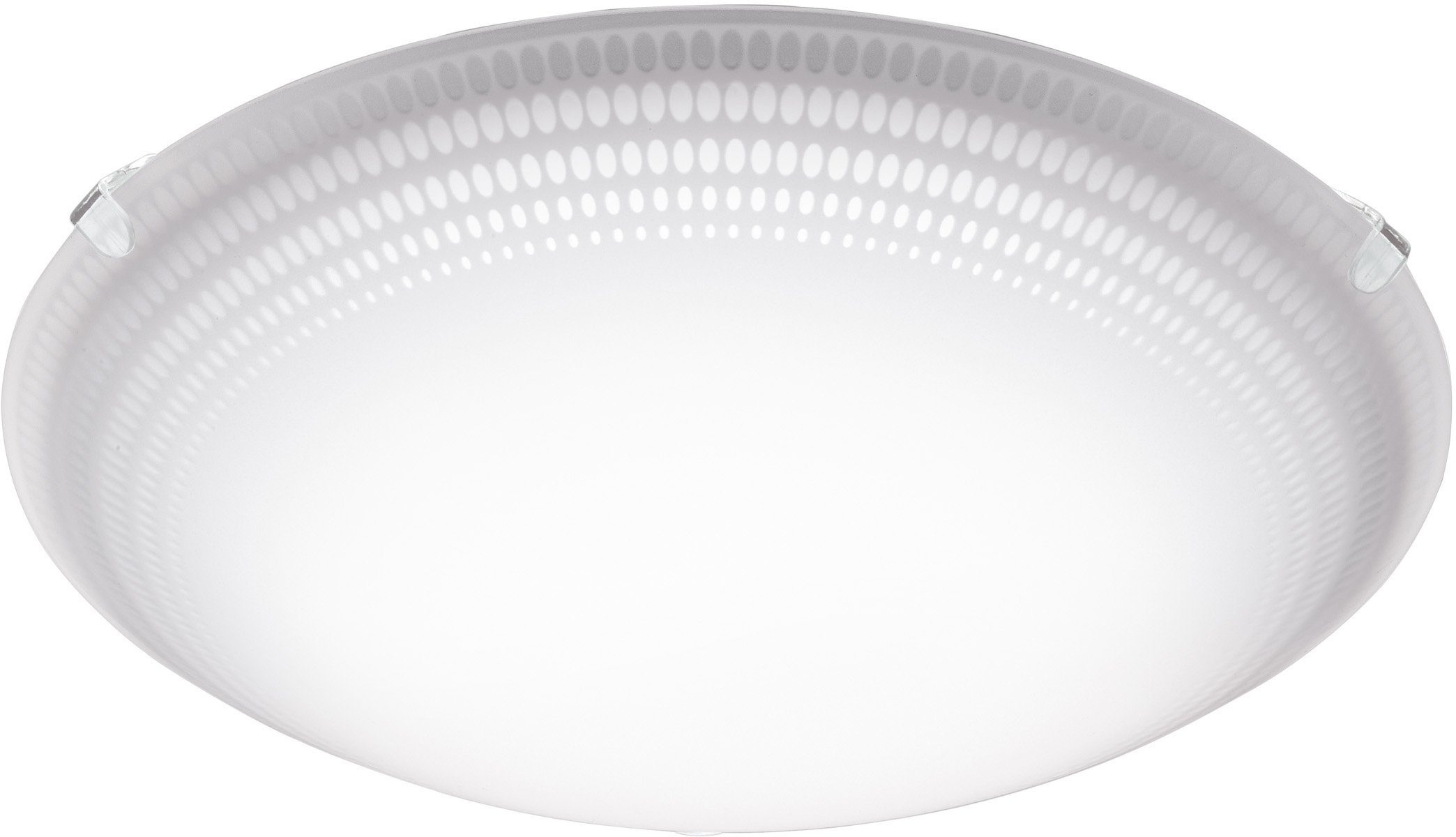 EGLO Deckenleuchte MAGITTA 1, LED fest integriert, Warmweiß, Wandleuchte, Deckenleuchte aus Stahl, Farbe: Weiß, Lampe, Ø: 25 cm