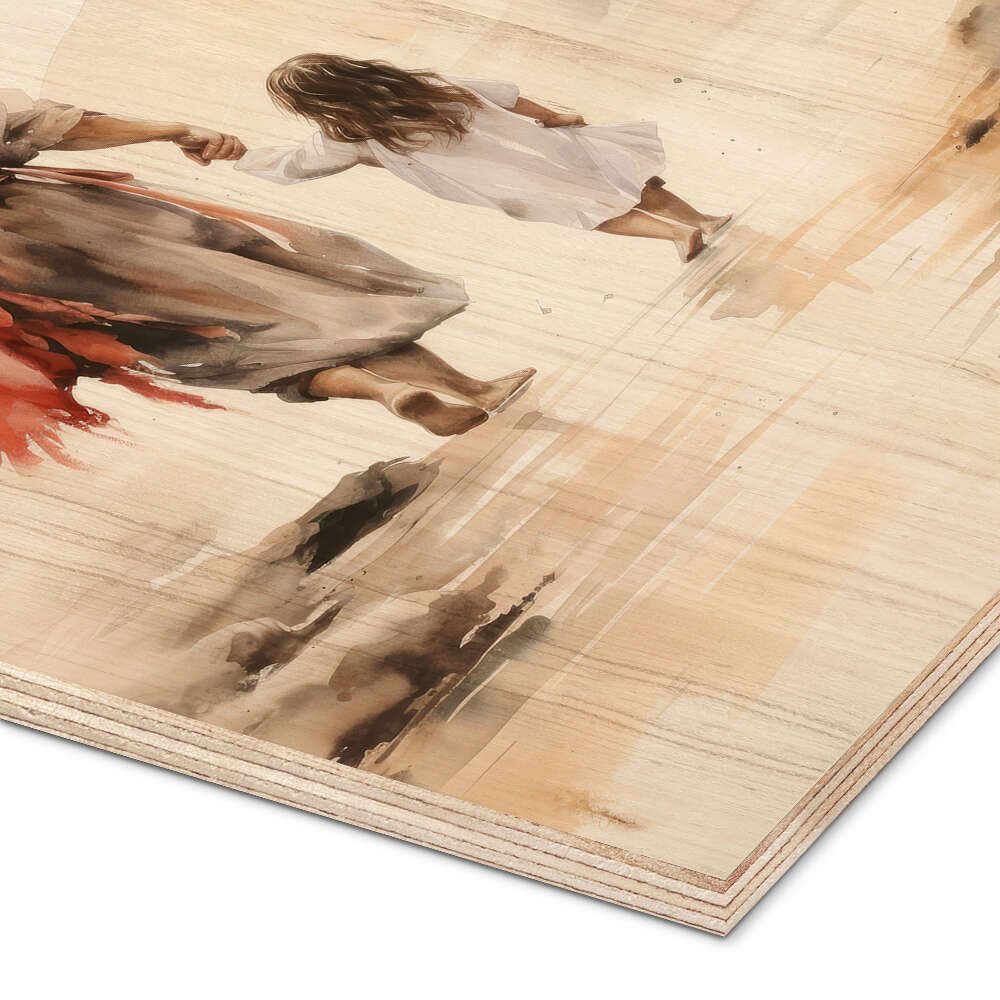 Posterlounge Wandbild Kleines Mädchen geht mit Jesus spazieren, DejaReve, erhältlich als Poster, Leinwandbild, Wandsticker oder Acrylglasbild – Bild 3 von 5