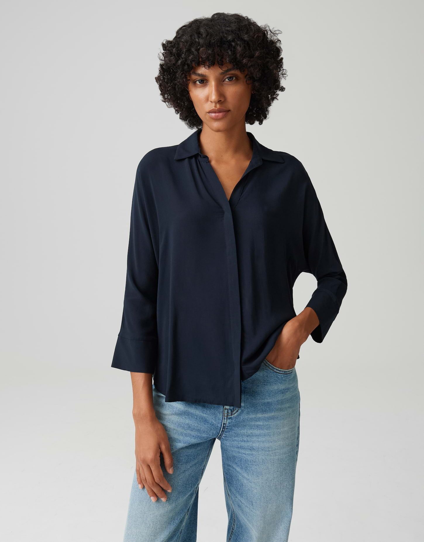 OPUS Shirtbluse Shirtbluse FLAVENA Regular aus günstig online kaufen