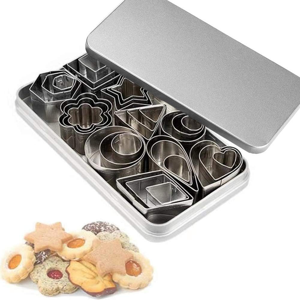 Ausstechform "Mini-Ausstecher-Set mit 30 Formen für Teig, Tortenkruste und Obst "