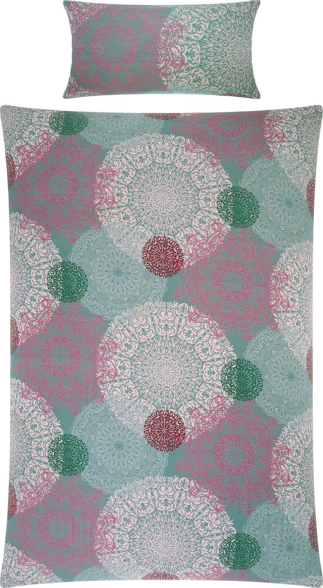REDBEST Bettwäsche Bettwäsche, Mako-Satin, Satin Blumen günstig online kaufen