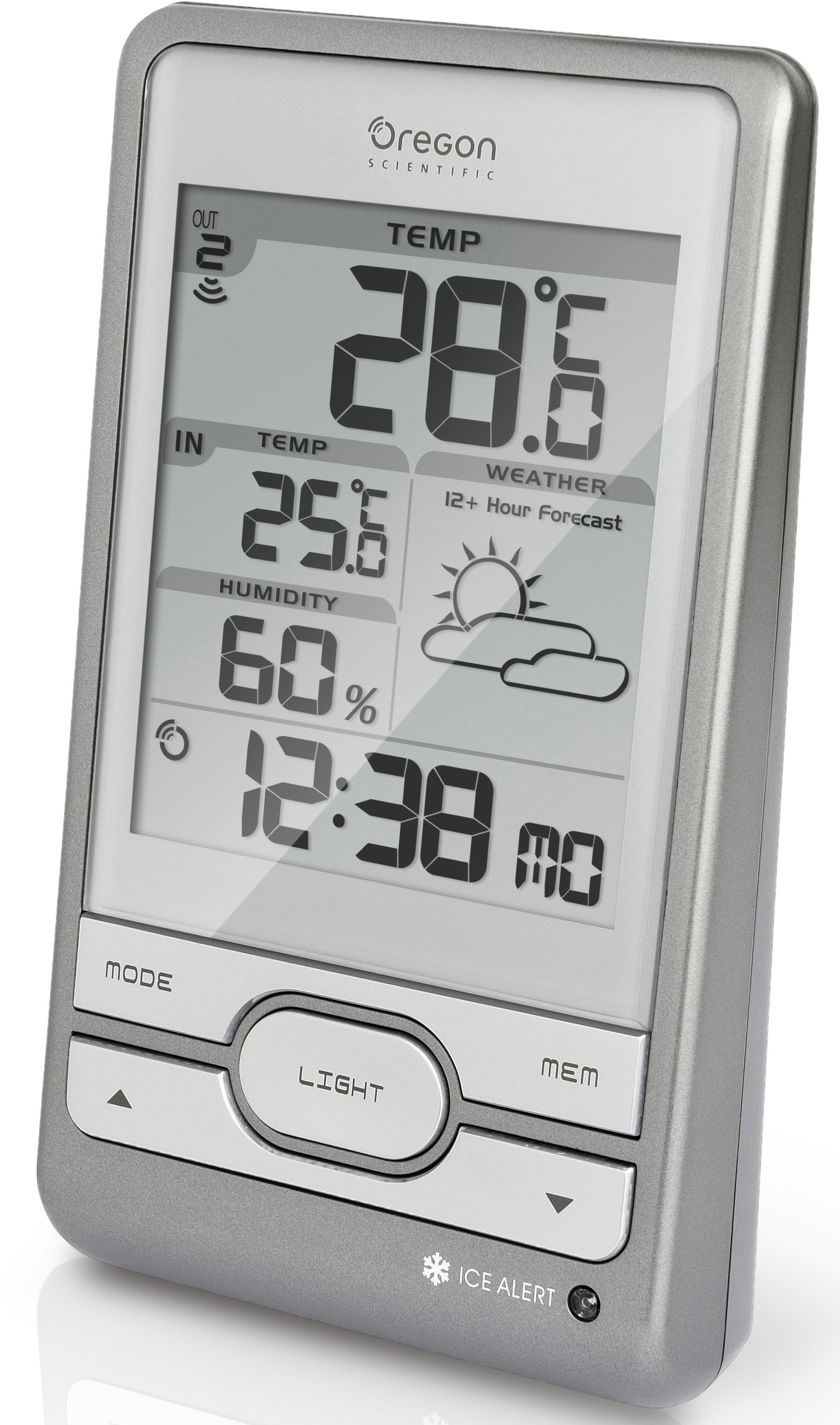 Oregon Scientific Funk-Wetterstation, »BAR 206 grey, 2483« online ...