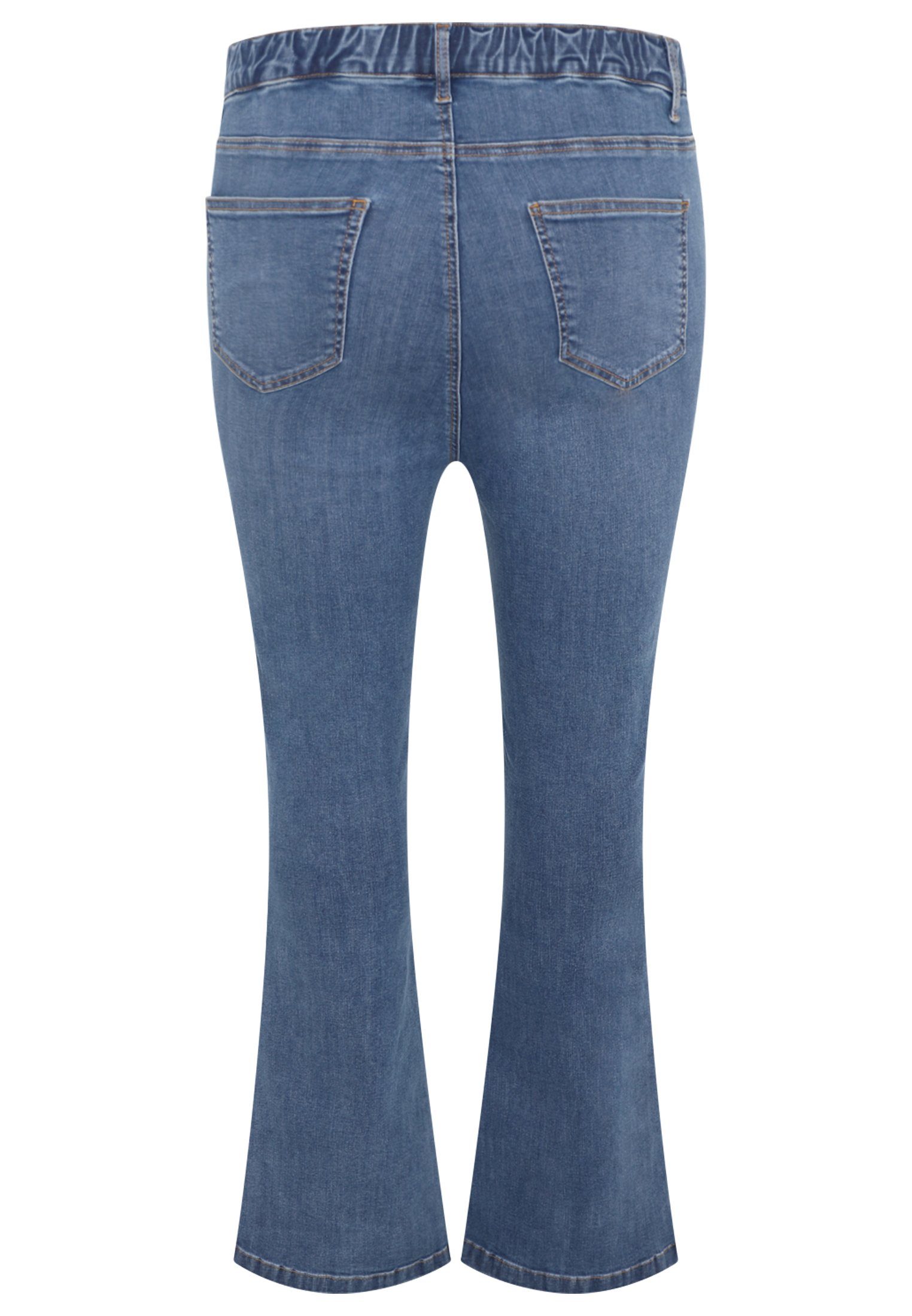 Große High-waist-Jeans Yoek Größen