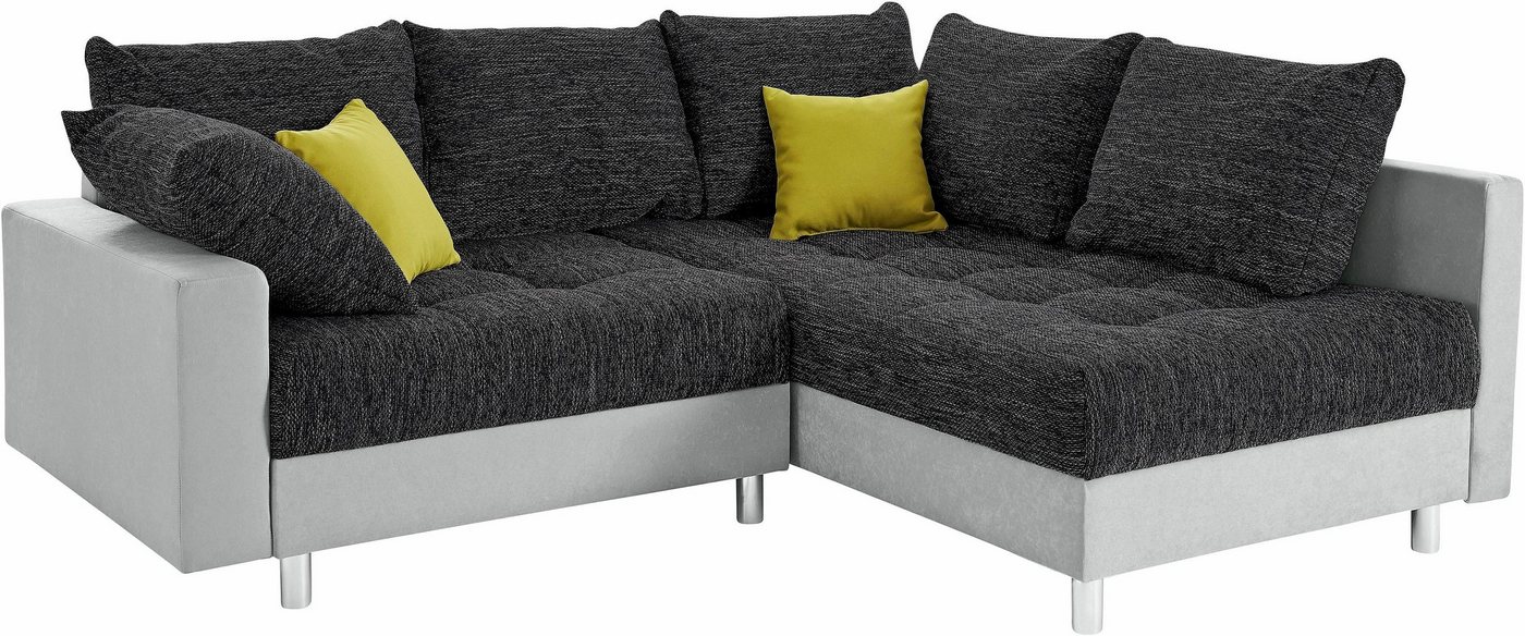 COLLECTION AB Ecksofa, mit Federkern und zusätzlichem Hocker-HomeTrends