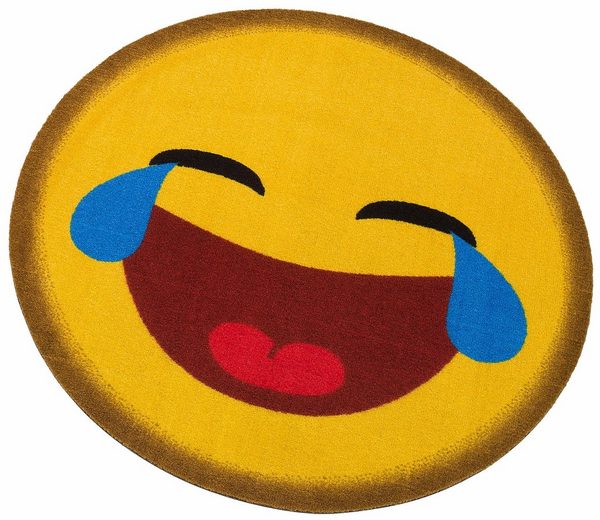 Teppich, rund, my home, »Emoji lachend«, getuftet OTTO Teppich, rund, my home, »Emoji lachend«, getuftet OTTO
