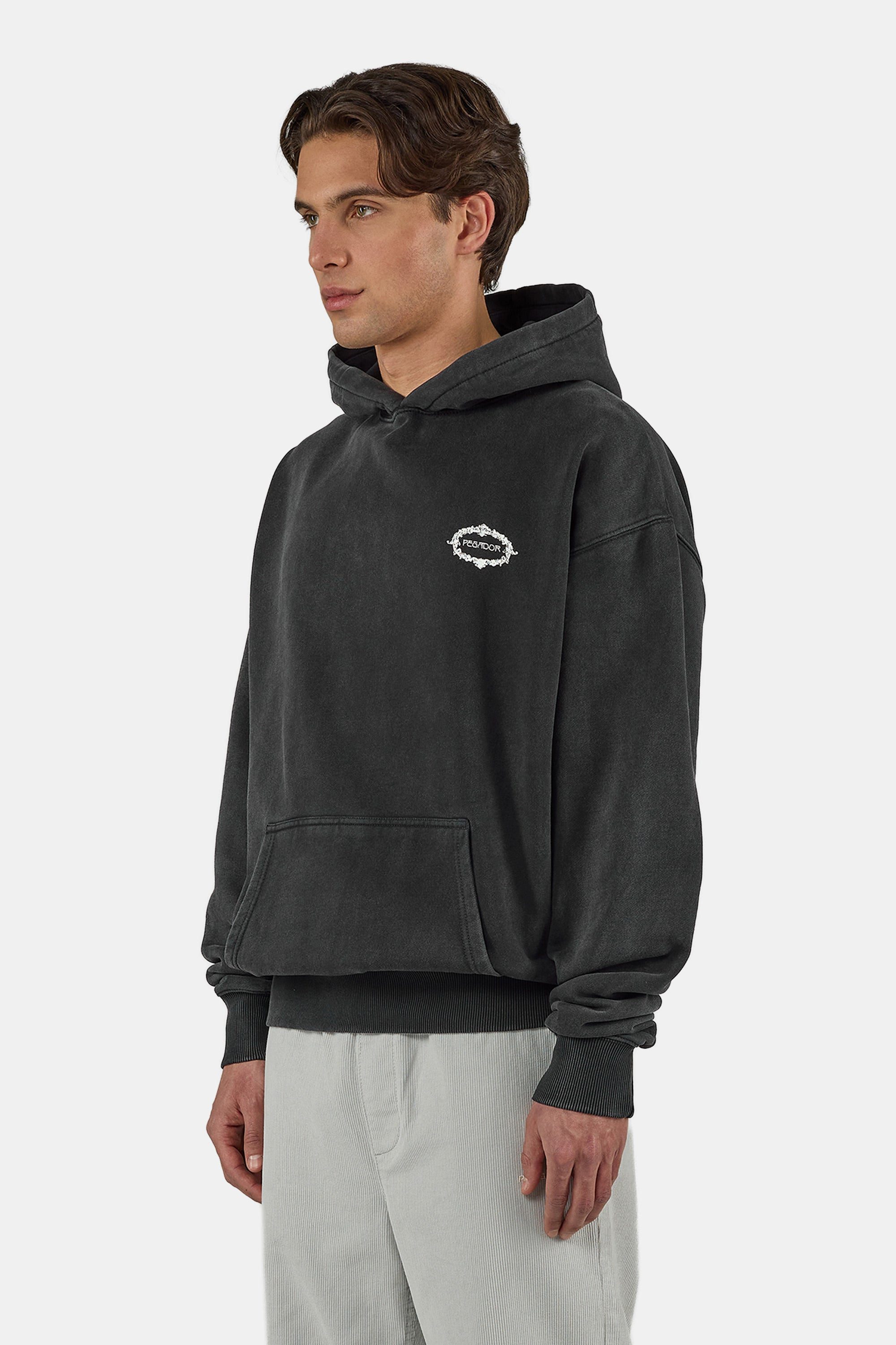 PEGADOR Kapuzensweatshirt Reine Oversized Hoodie Baumwollmischung, oversize