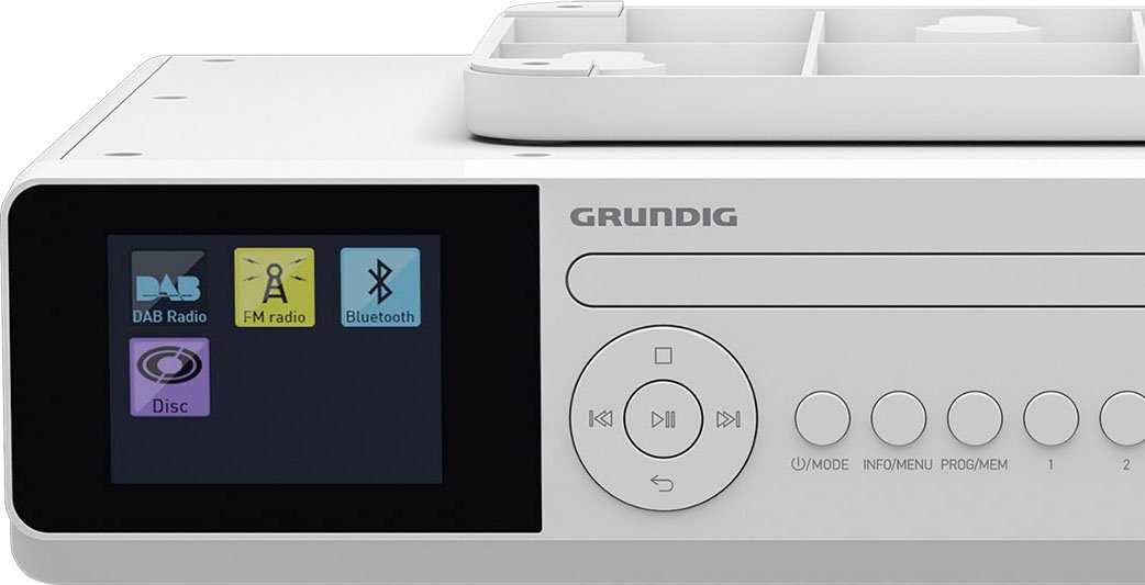 Grundig DKR 2000 BT DAB+ 6 mit (Digitalradio FM-Tuner (DAB), FM-Tuner, W) Küchen-Radio RDS, CD