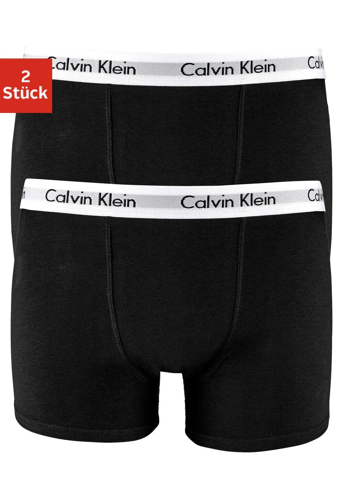 Calvin Klein Underwear Webboxer Packung 2 St Kinder Kids Junior MiniMe mit CK Logo auf dem Bund