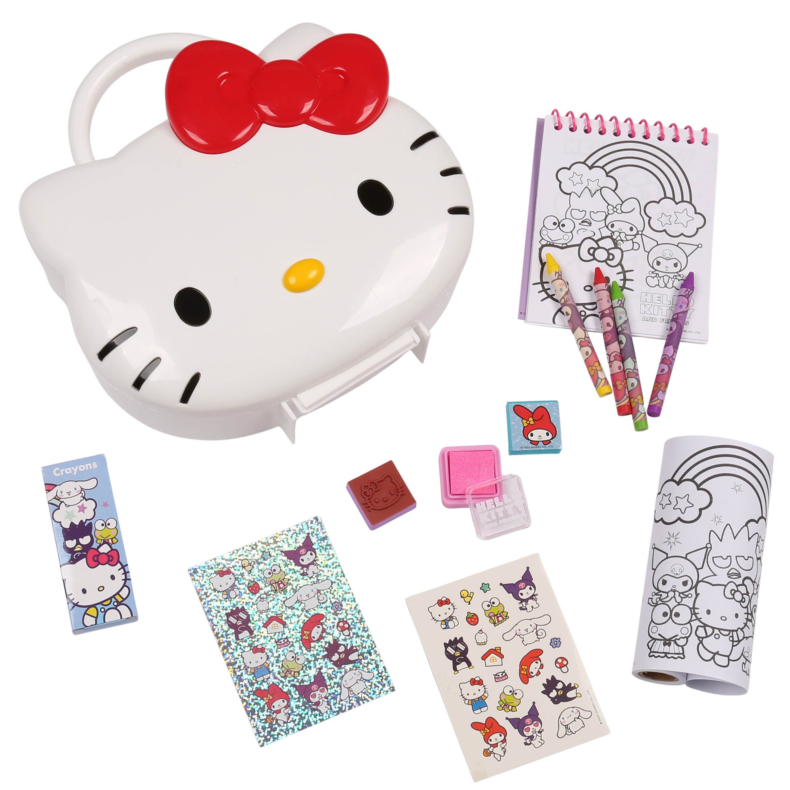 Hello Kitty Notizbuch Hello Kitty Kreativset für Kinder, Malset mit Koffer