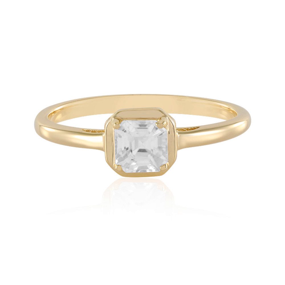 Cavill Solitärring Sterlingsilberring 1,53 ct Zirkon, vergoldet, Oktagon-Asscher (1-tlg)