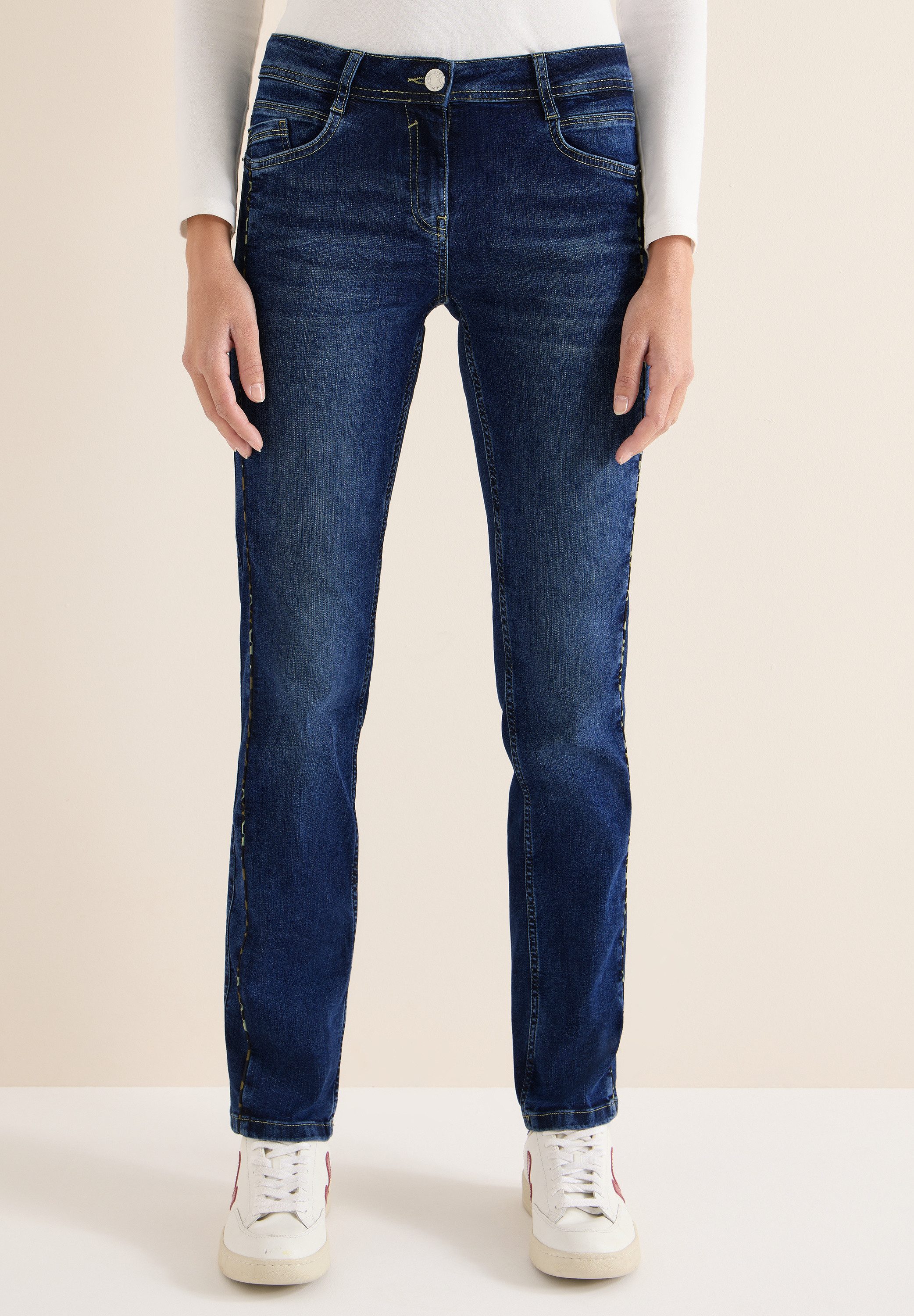 CECIL Comfort-fit-Jeans Middle Waist