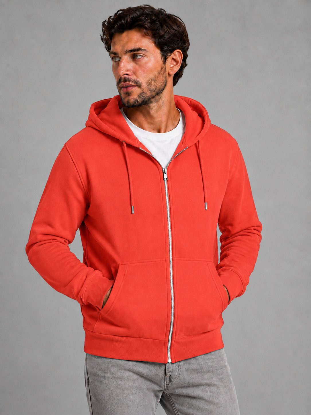 Smith & Solo Hoodie Herren - Sweatshirt mit Reißverschluss Zipper Sweatjacke Baumwollmix