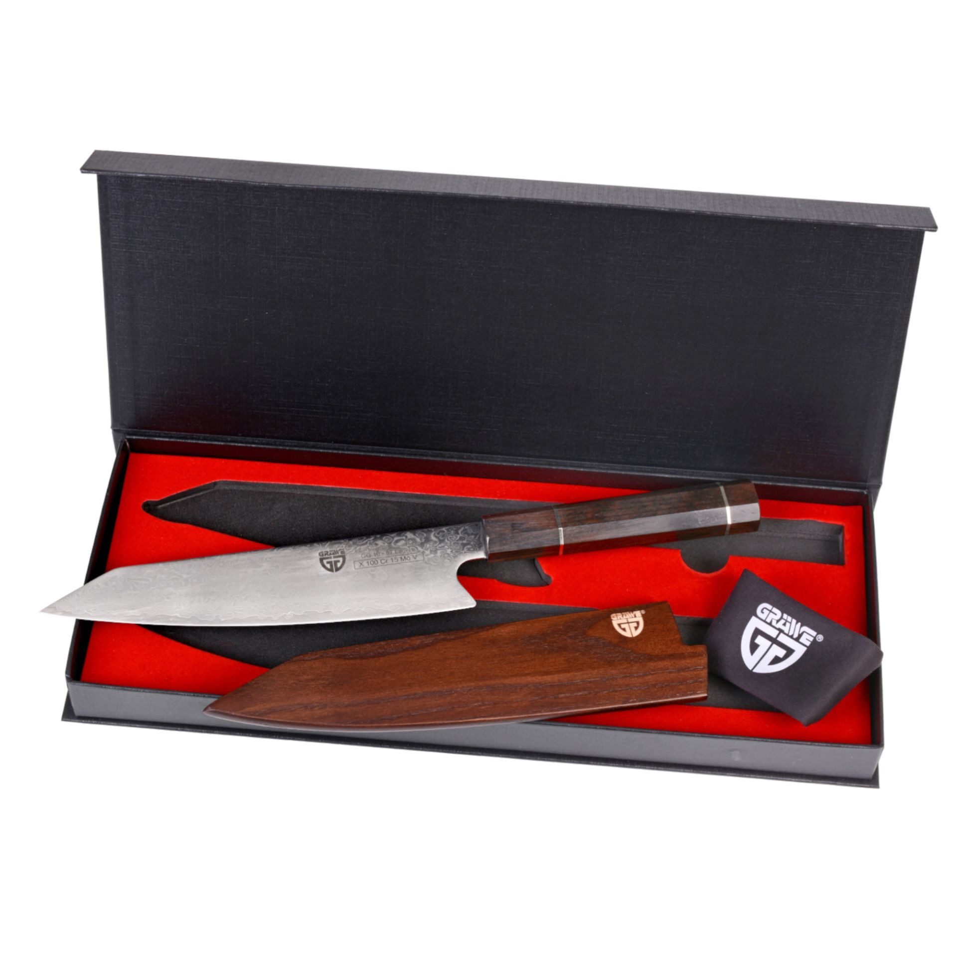 GRÄWE Kochmesser, Kochmesser Damast 67 Lagen, 8"