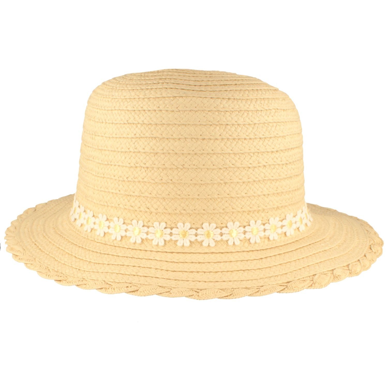 Breiter Strohhut Hübscher Sommerhut für Mädchen aus 100% Papier