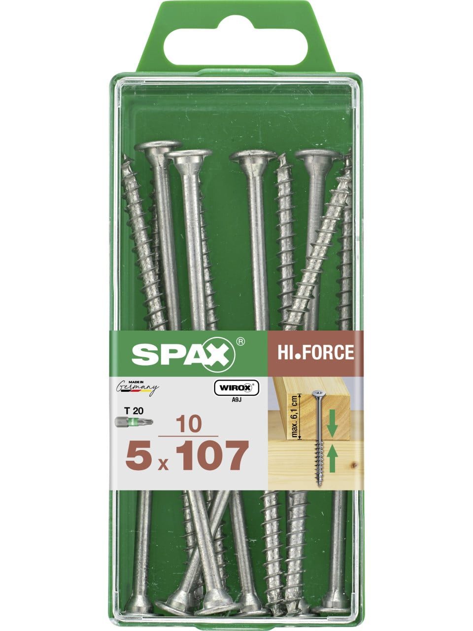 SPAX Holzbauschraube Spax Universalschrauben 5.0 x 107 mm TX 20 - 10