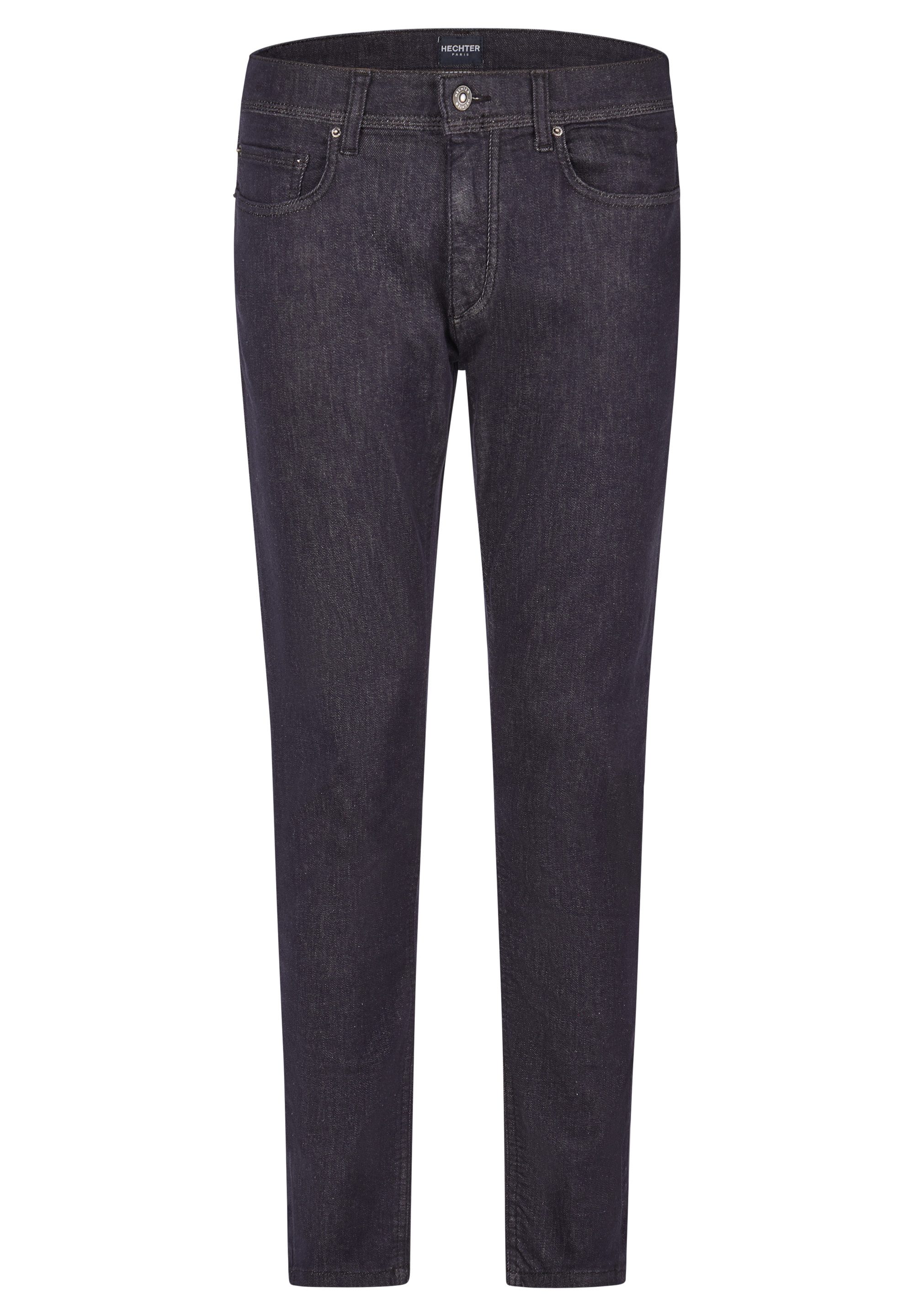HECHTER PARIS Anzughose HECHTER Paris CASUAL Herren Business Jeans Shape-Fit Marine