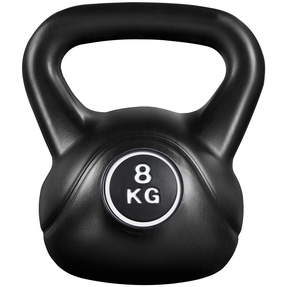 Yaheetech Kettlebell 6/8/10/12/16/20 kg, Kugelhantel Kunststoff Schwunghantel für Krafttraining
