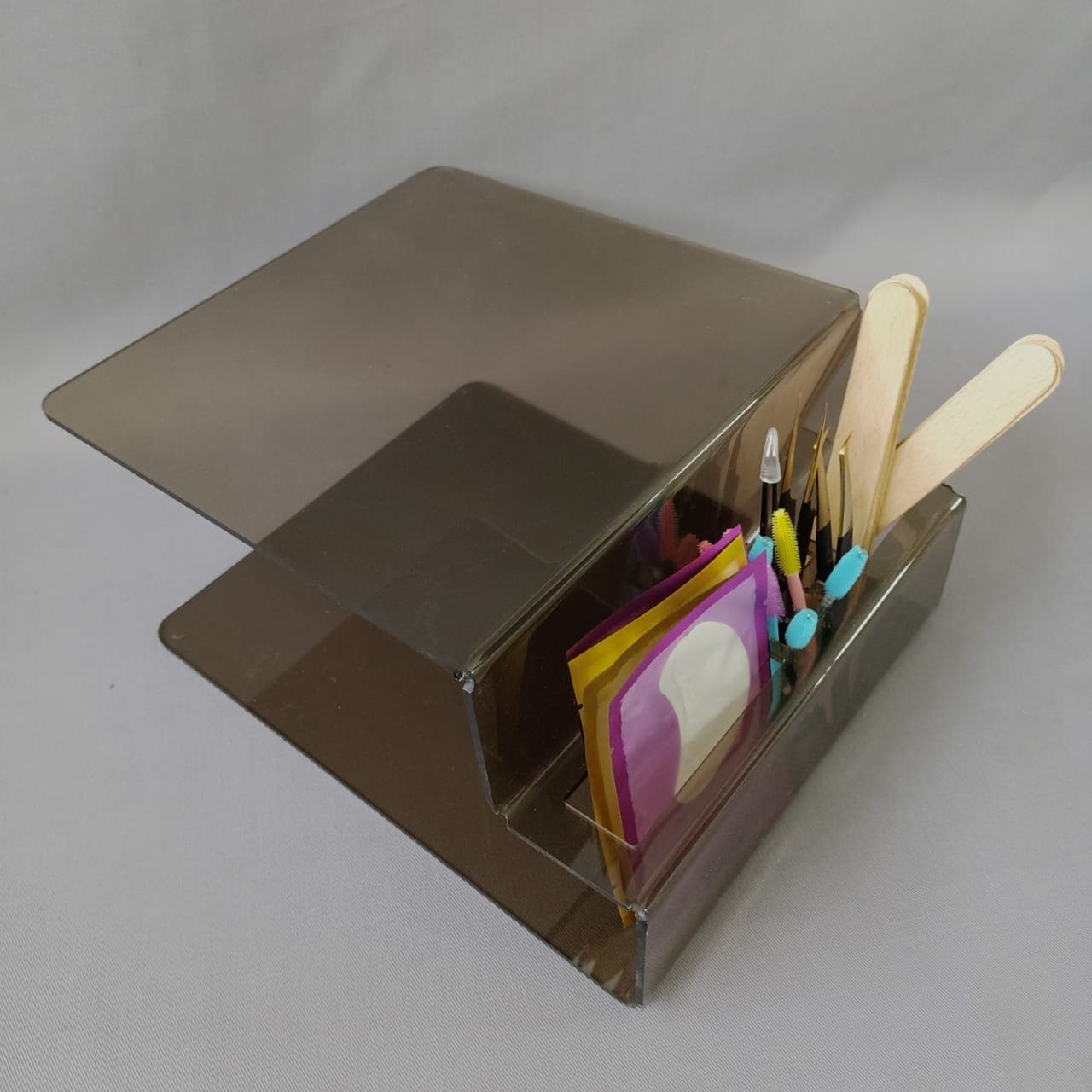 STM Company Massagegerät Werkzeughalter für Lash bed Topper (Matratze) aus Acryl, für Wellen-, 5-Teilige und Wellen-Teilige Matratzen, für Wimpernverlängerungen, Augenbrauenfärbung, PMU