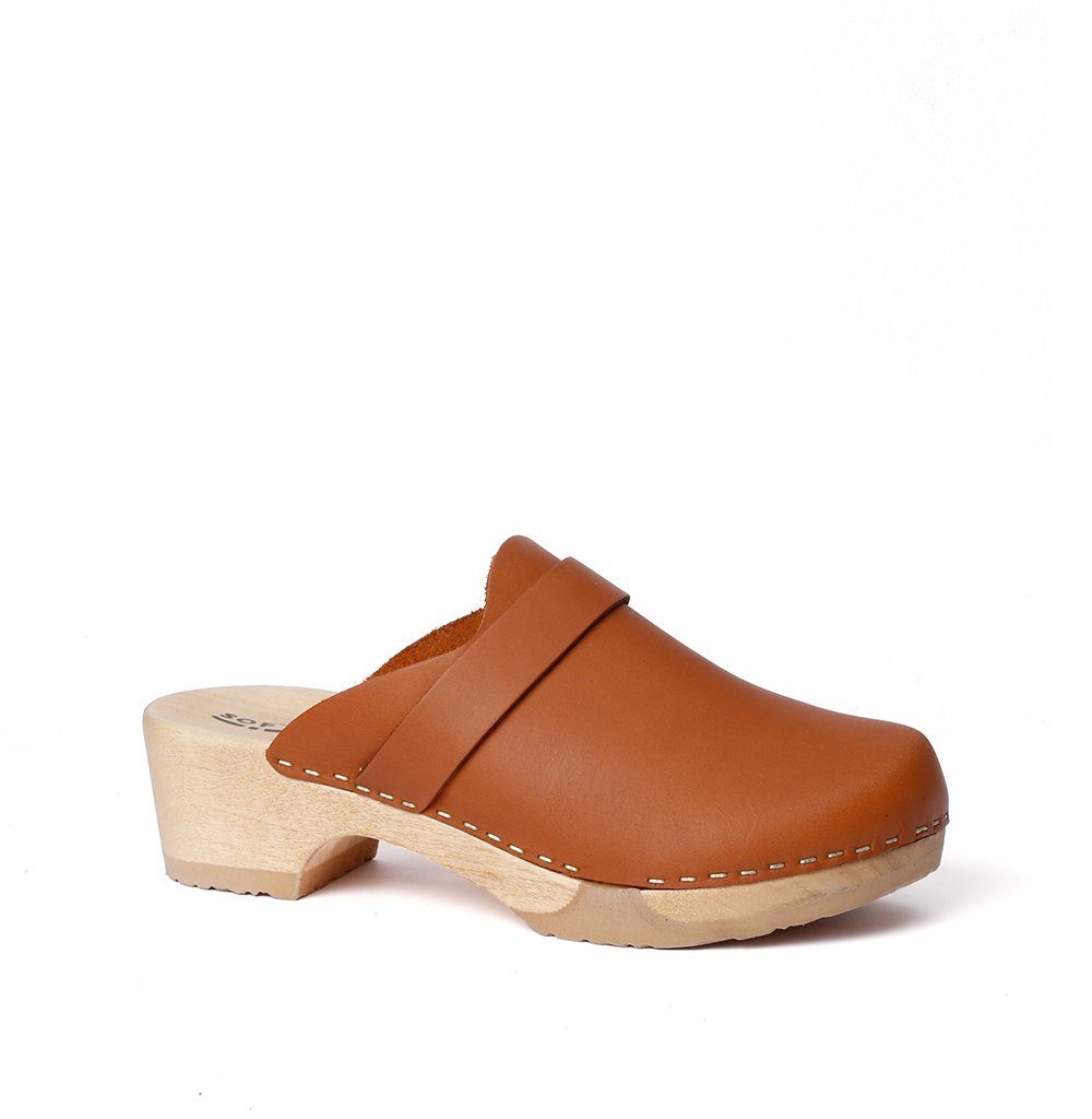 Softclox TAMINA Softnappa cognac (natur) Clog