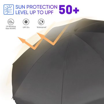 Sekey Balkonschirm 200 cm Sonnenschirm mit Schutzhülle für Balkon Garten, UV-Schutz 50+, LxB: 180,00x180,00 cm, Neigungswinkel und Höhe Verstellbar