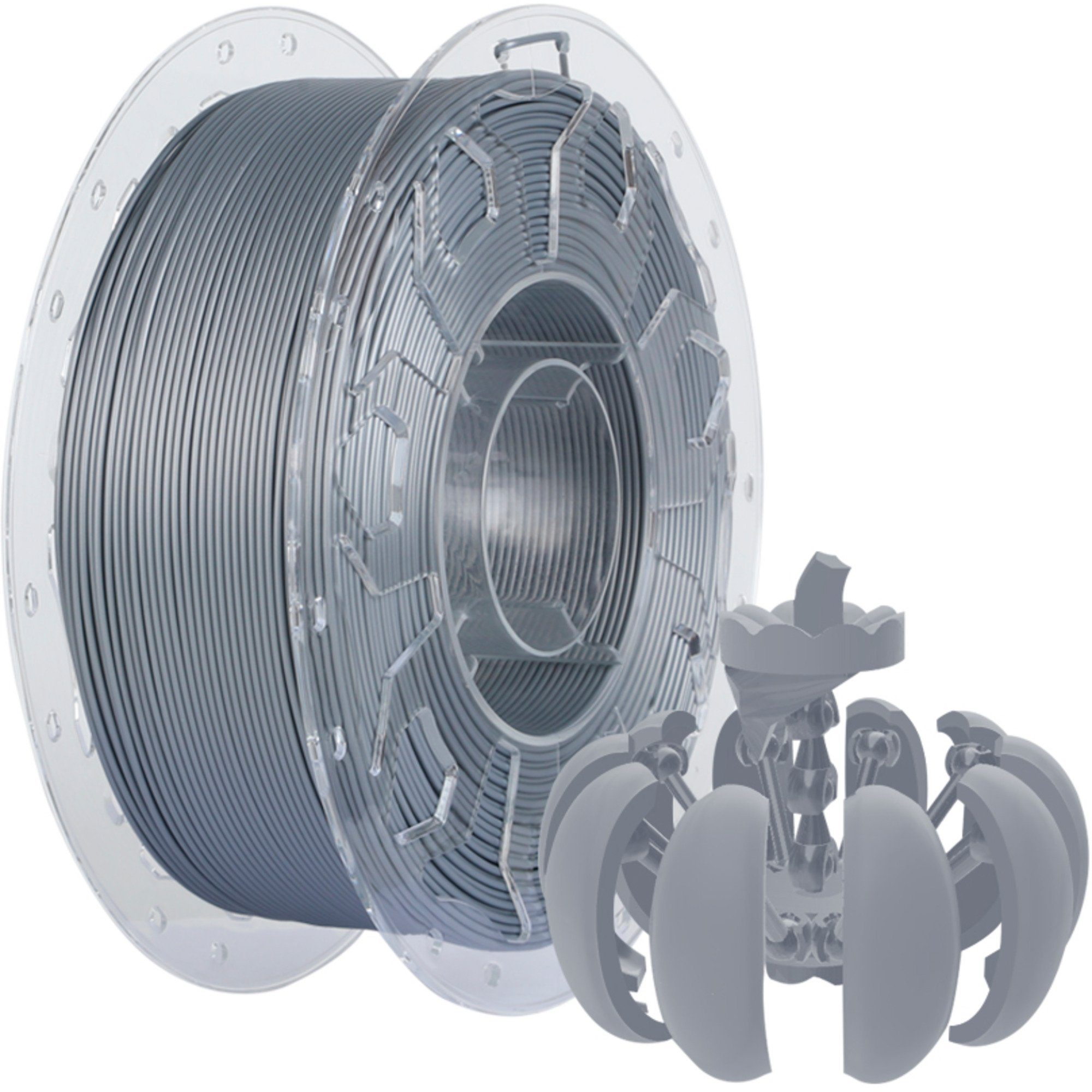 Creality Filament Creality CR PLA Filament Silber, 3D-Filament, (1