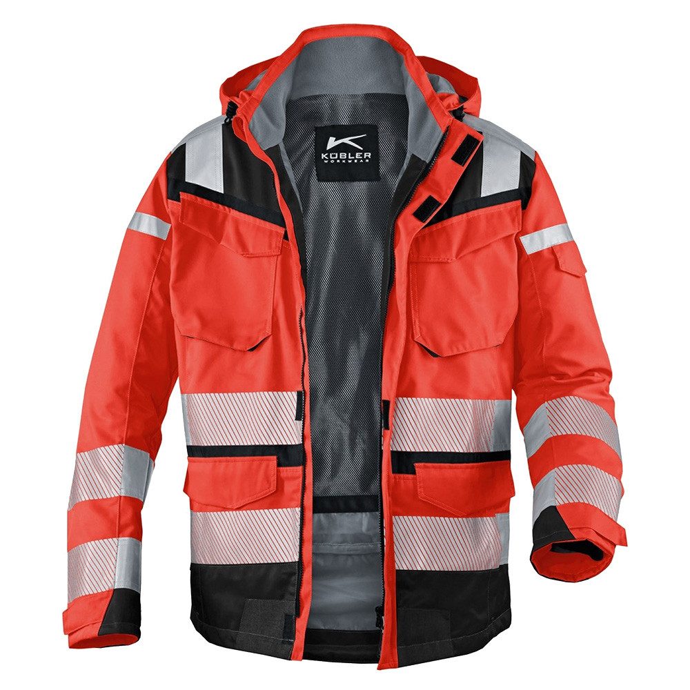 Kübler Arbeitsjacke Warnschutz Regenjacke "REFLECTIQ" Sympatex®