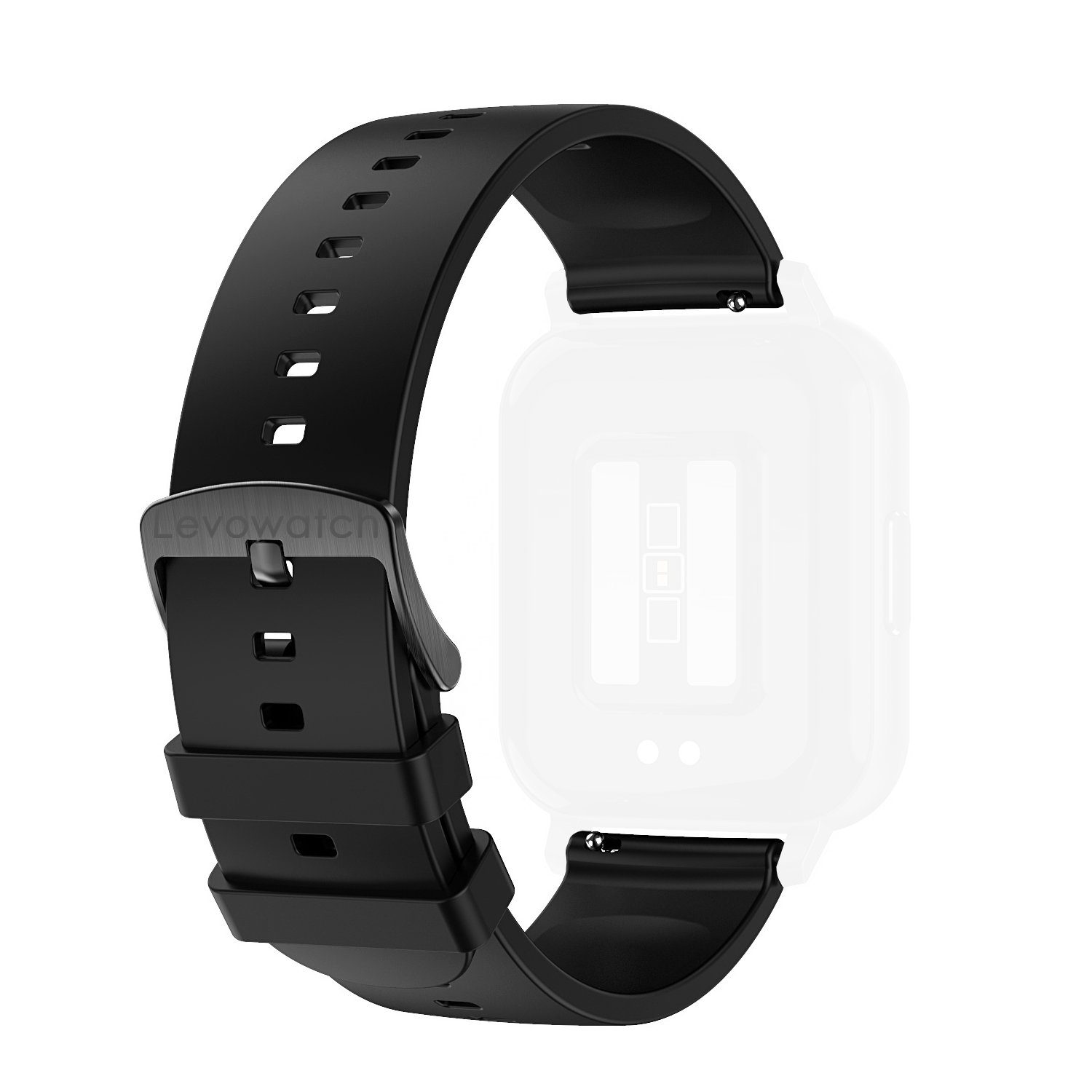 ST20, (2xStk) alle für L10 Smartwatch-Armband Uhren/Smartwatches, Levowatch 20mm Ersatz/-Wechselarmband,