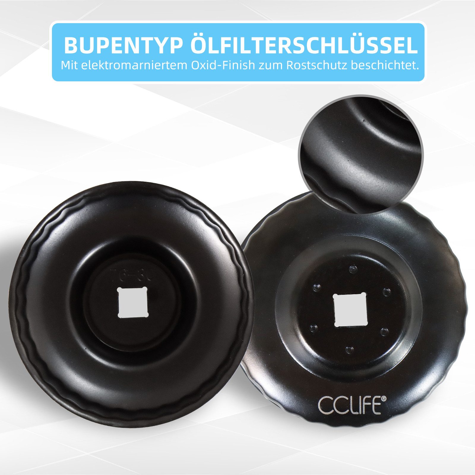 CCLIFE Multitool 15 tlg Universal ÖlFilter Ölfilterkappen Ölfilterschlüssel Werkzeug, (15 St)