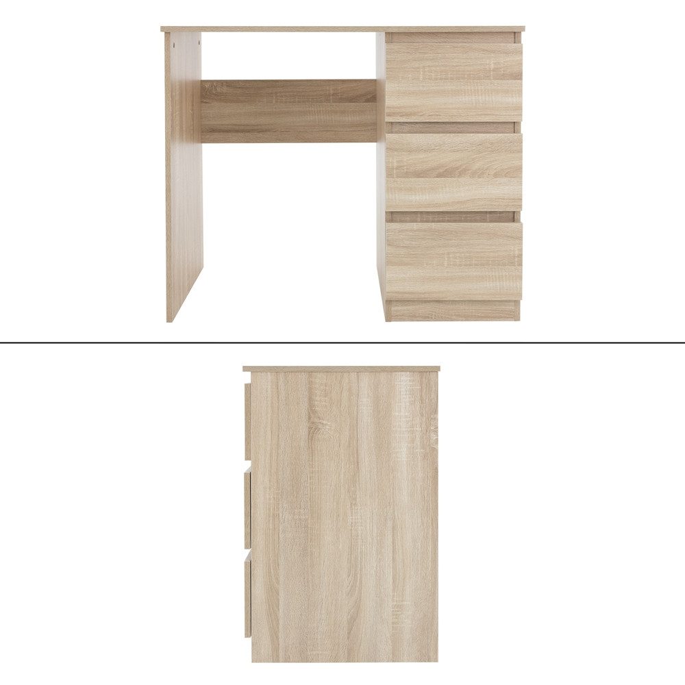 ML-DESIGN Schreibtisch Bürotisch mit 3 Schubladen, günstig online kaufen