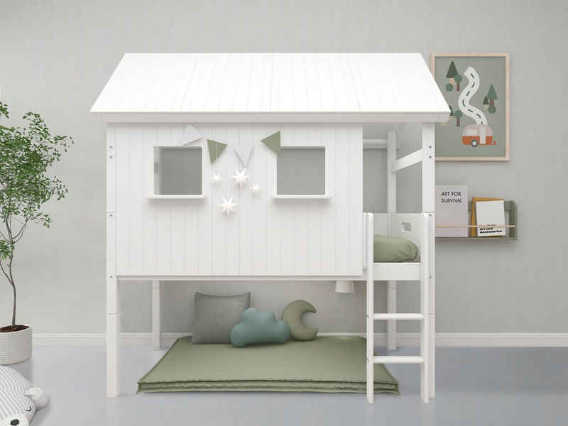 Thuka Spielbett Thuka Nordic (7-tlg), produziert by Flexa,Umbaubar in Einzelbett, incl Rollrost